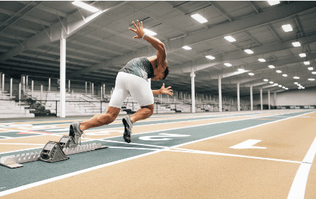 Running Track On The Podium Level
