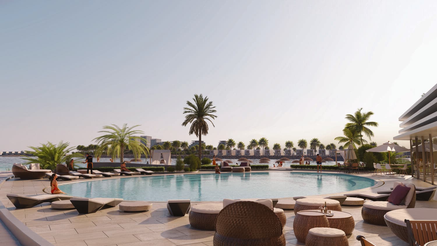 Pool With Direct Beach Access