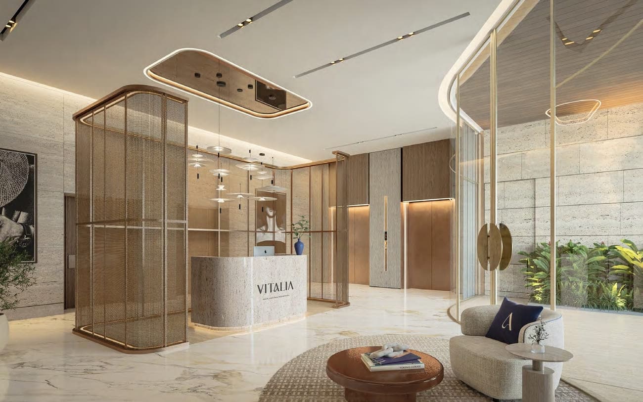 Vitalia Palm Jumeirah Residences lobby