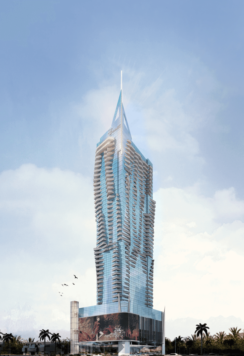 Fairmont Residences Dubai Skyline architecture