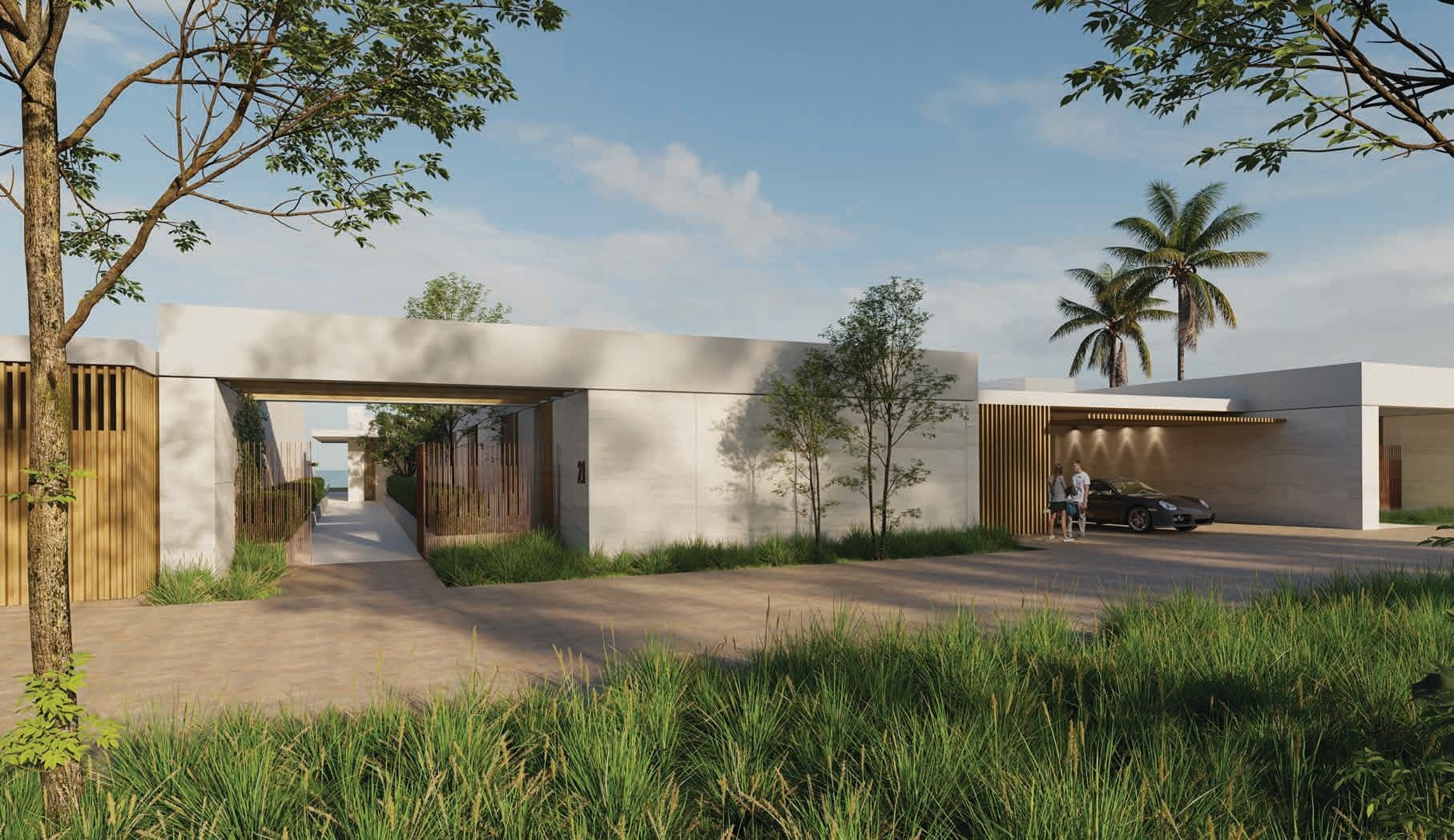 Al Zorah Beach Hills Villa's architecture