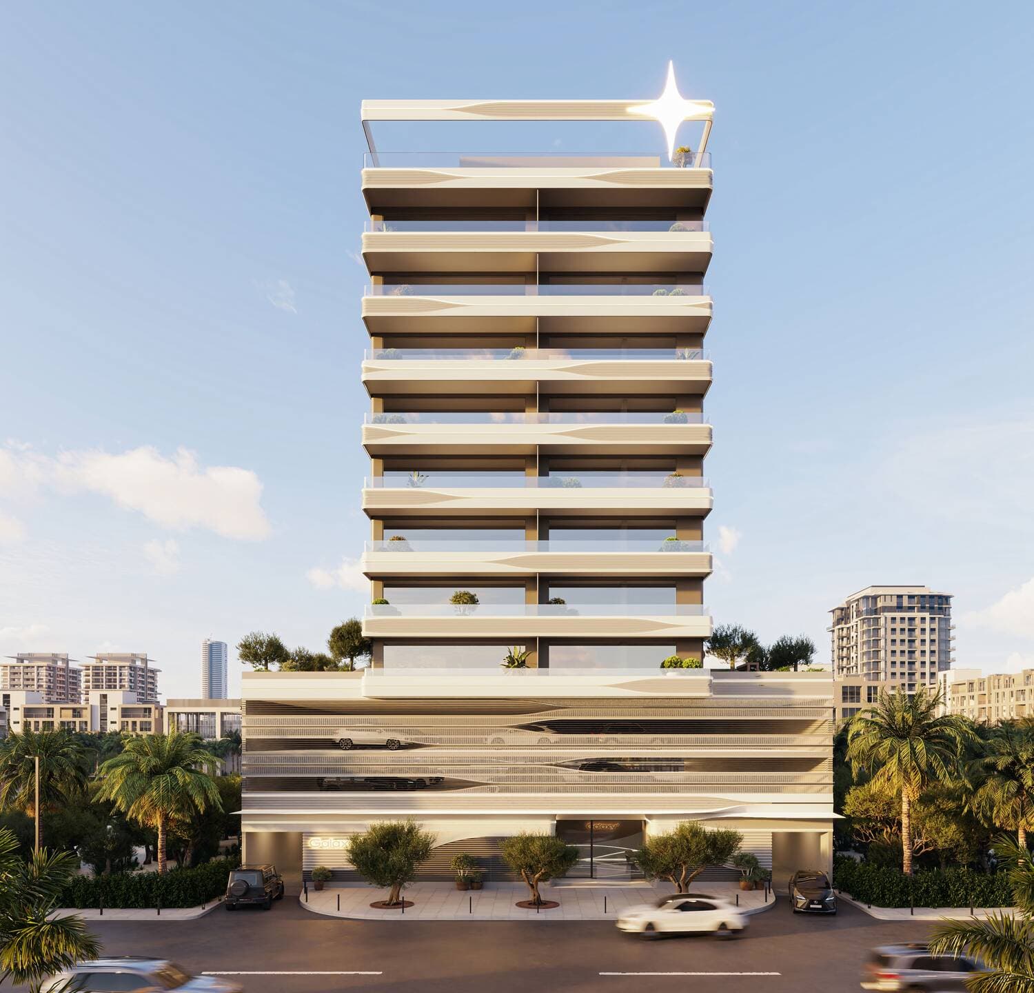 Jardin Astral architecture