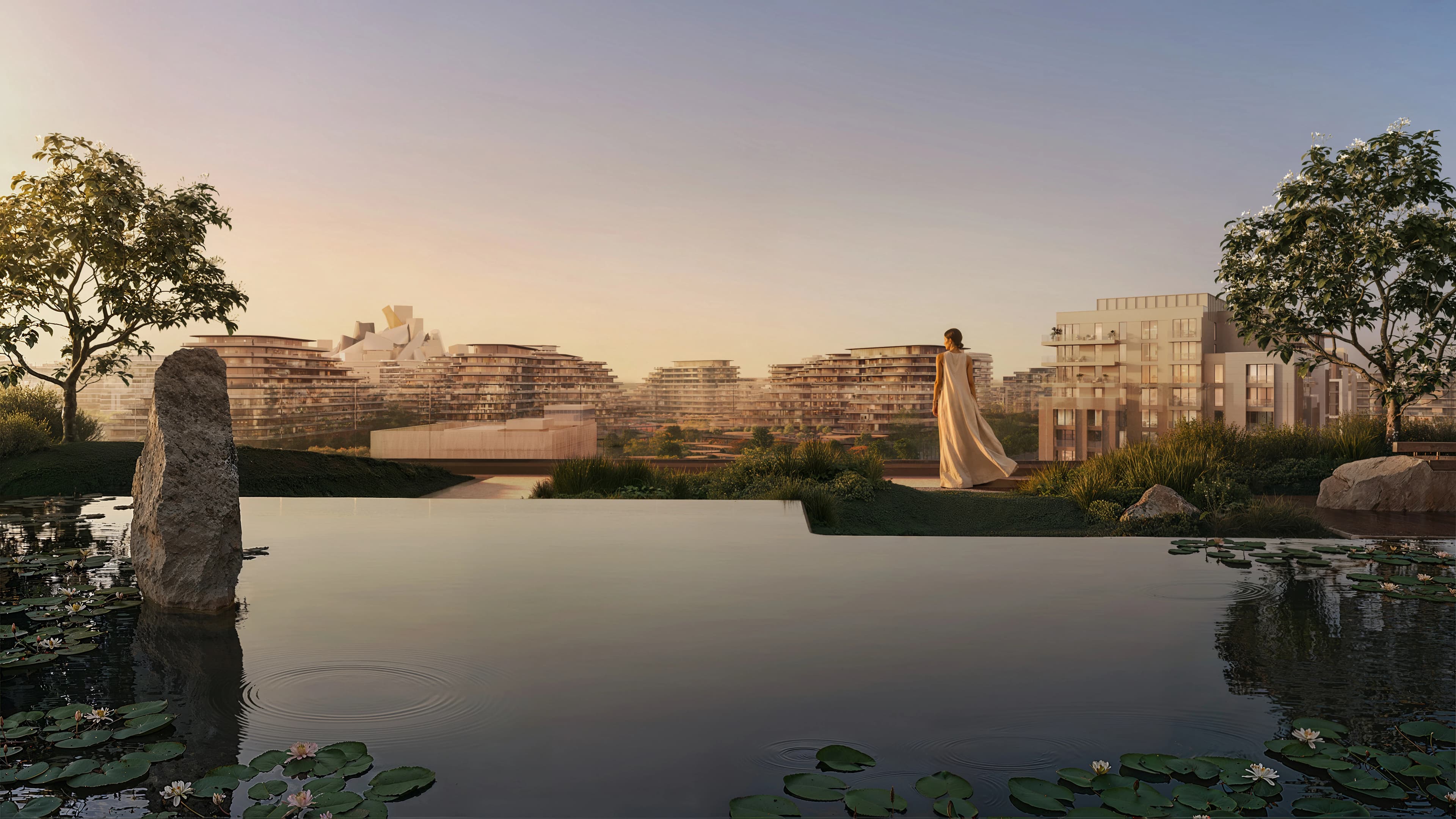 Zen Garden & Serenity Pool