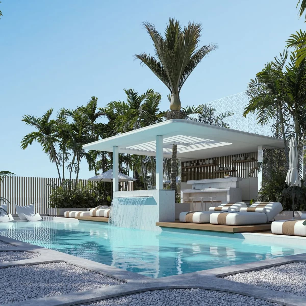 Private Poolside Cabanas
