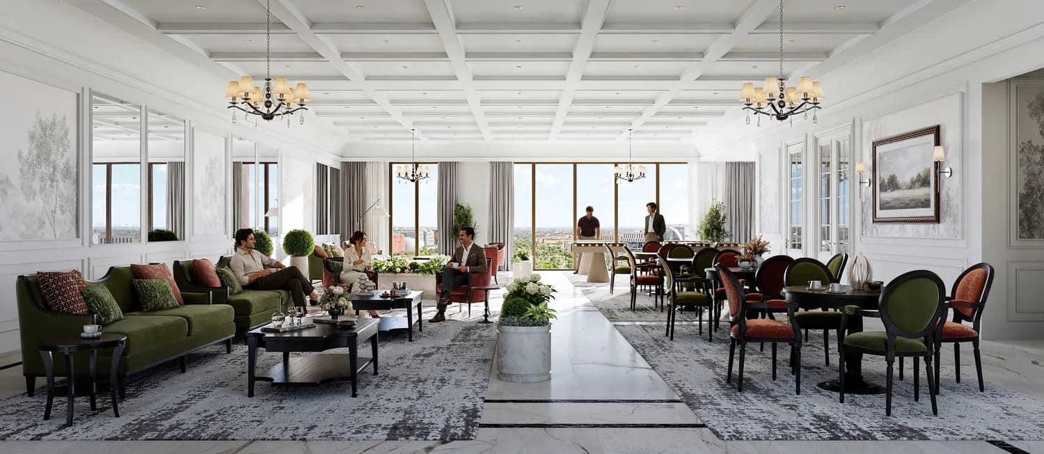 Indoor & Rooftop Lounges