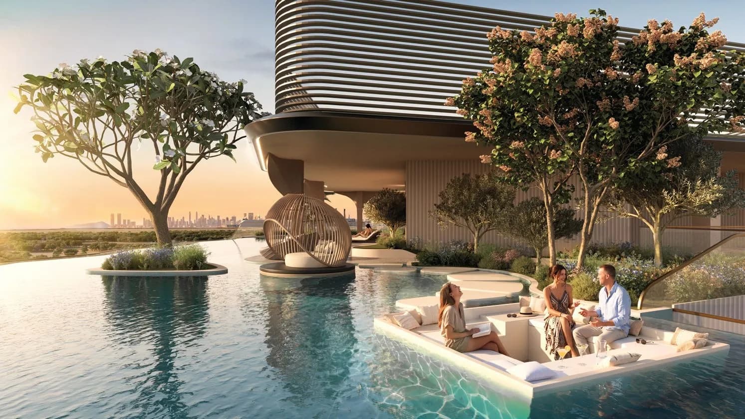 Poolside Sunken Lounge