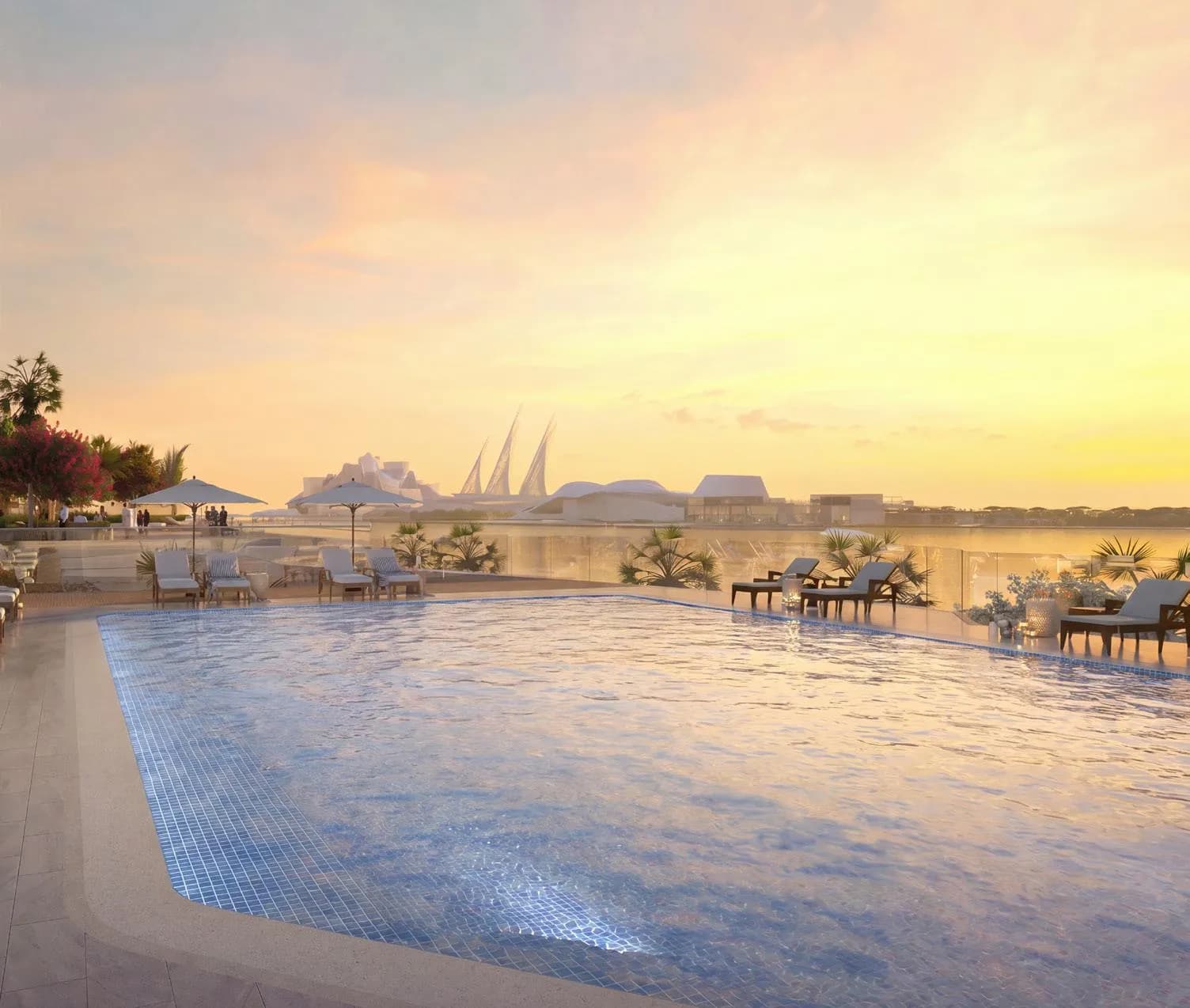 Swimming Pool & Pool Deck
