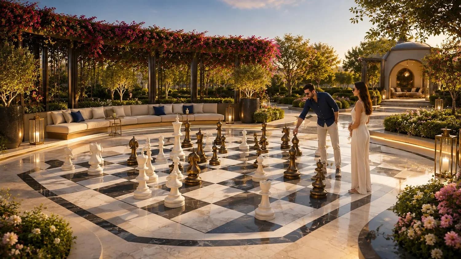 Life-sized Chess