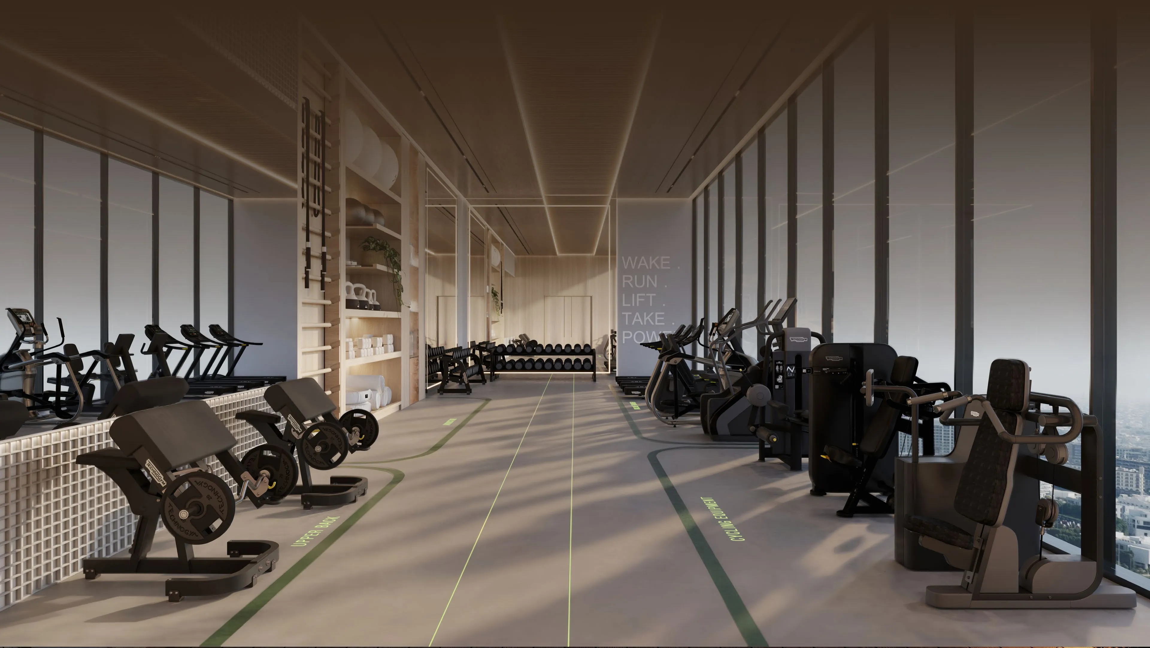 Rooftop Indoor Gym