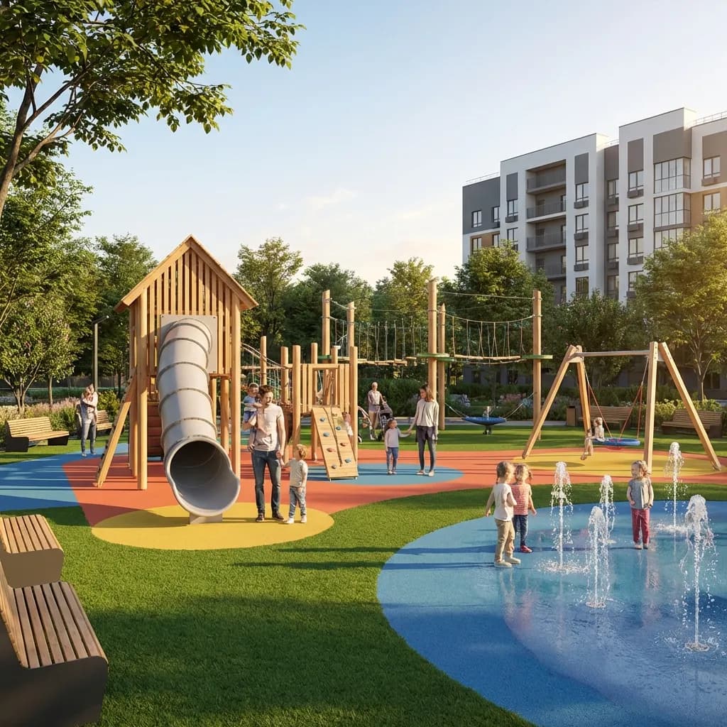 Indoor & Outdoor Kids Play Area