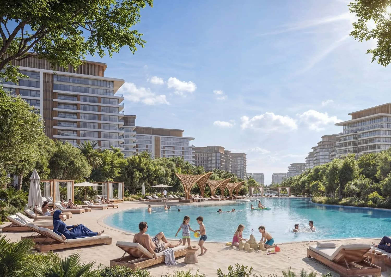 Swimming Pool & Pool Deck