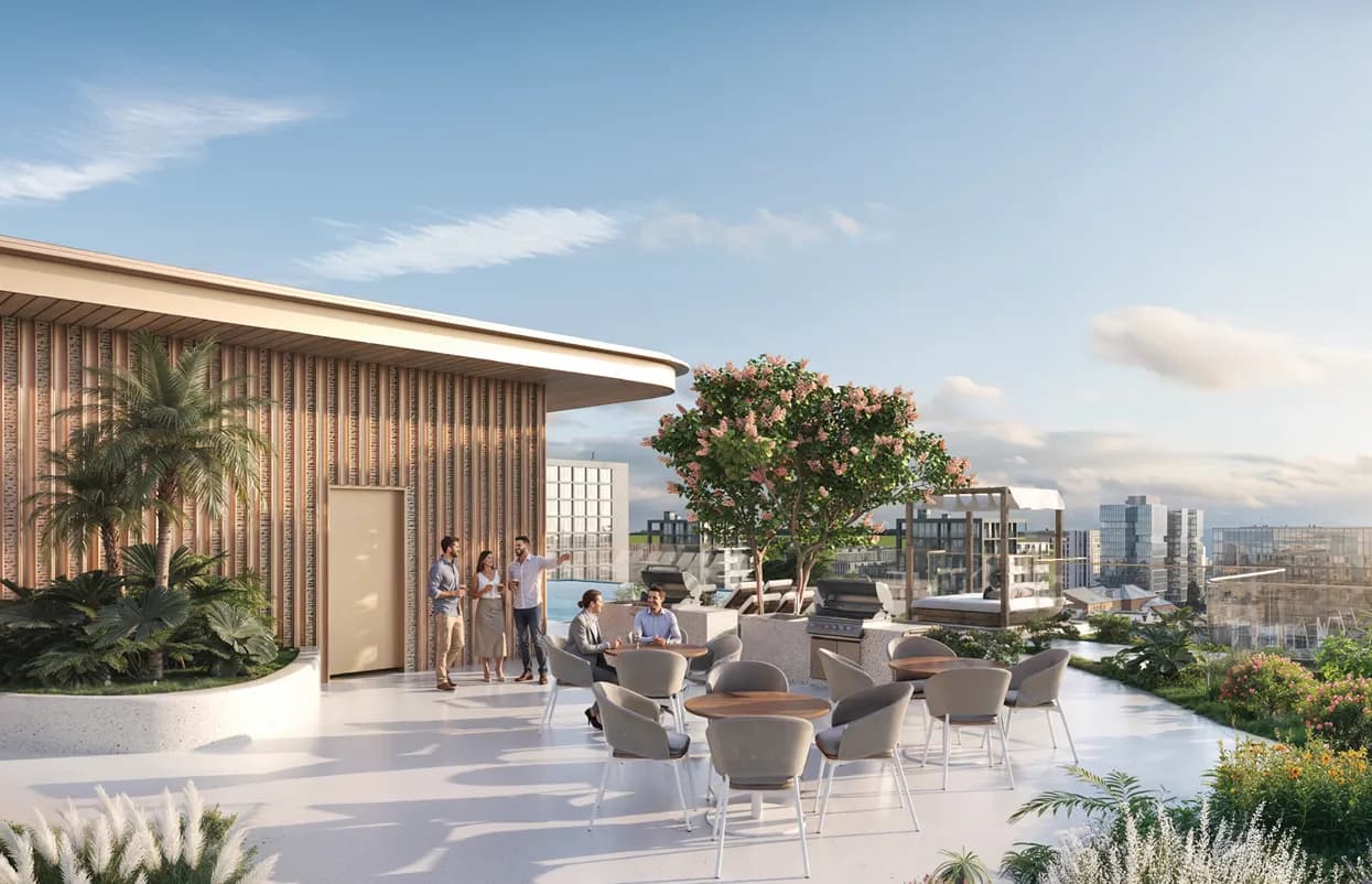 Rooftop BBQ Area