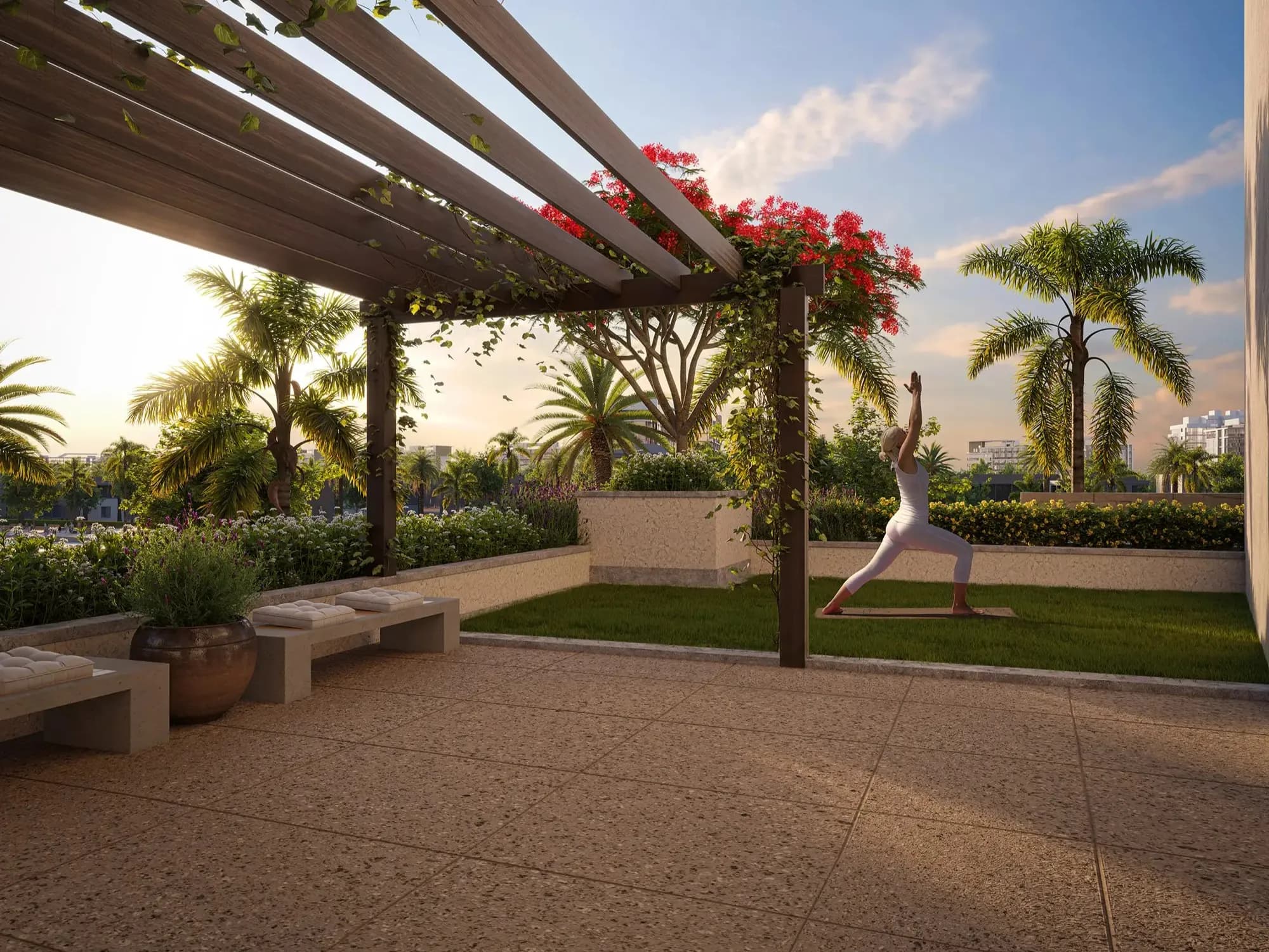 Outdoor Yoga Area