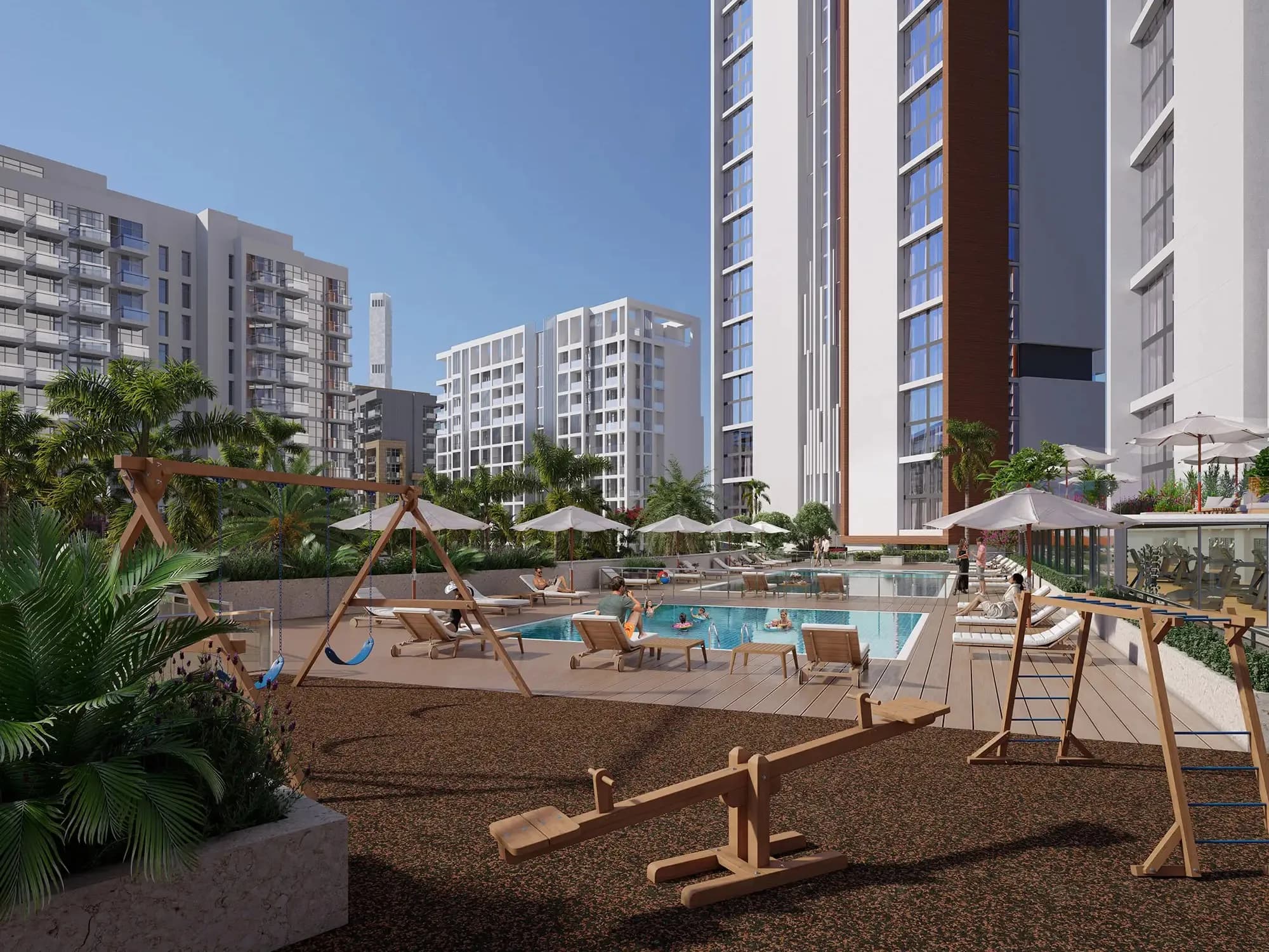 Kids Pool & Play Area