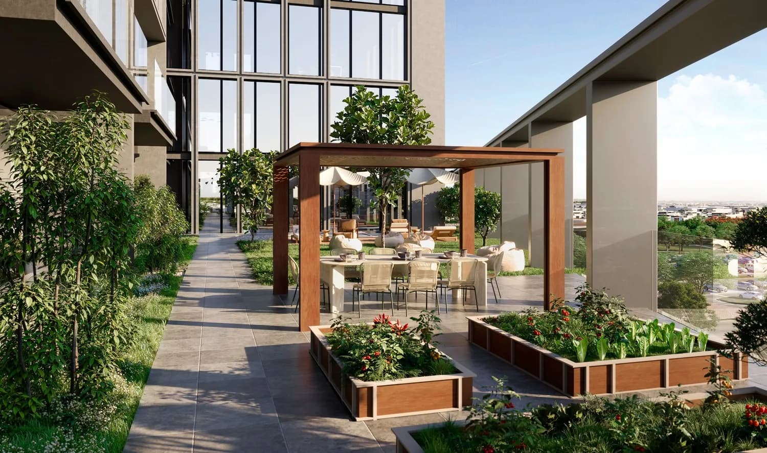 Edible Garden and Harvest Table