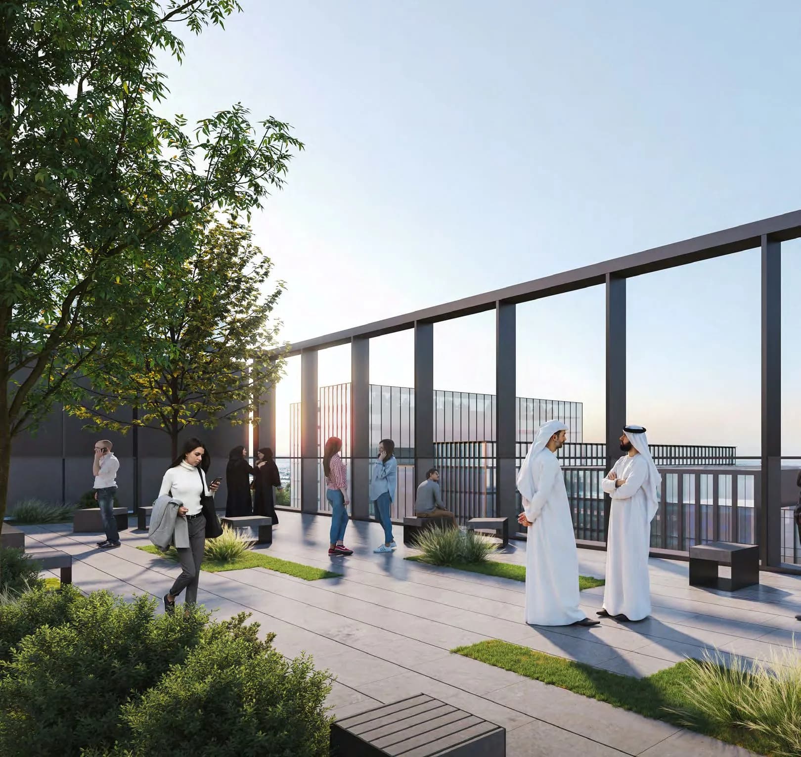 Roof Gardens & Sitting Area