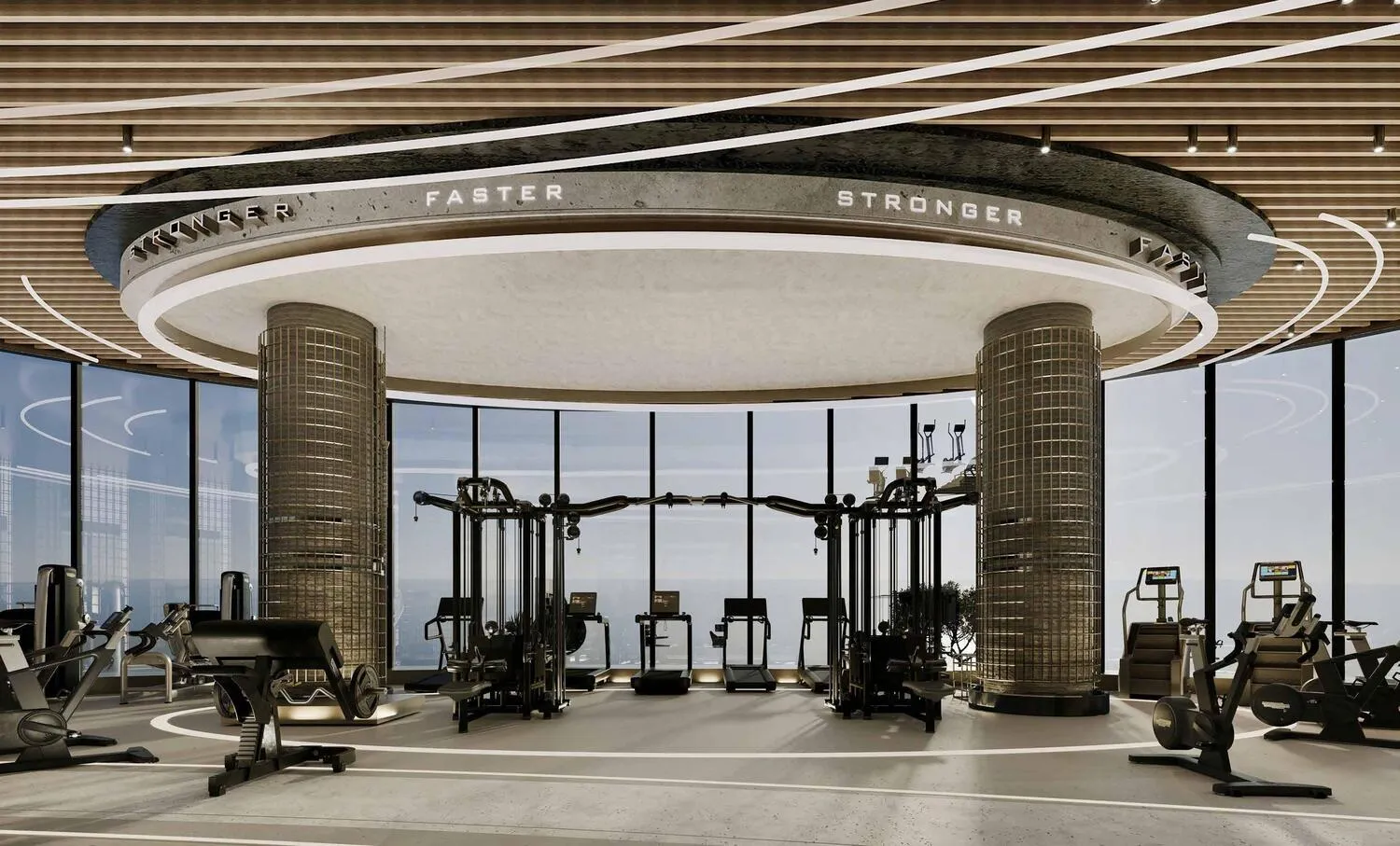 Panoramic Sea View Gym