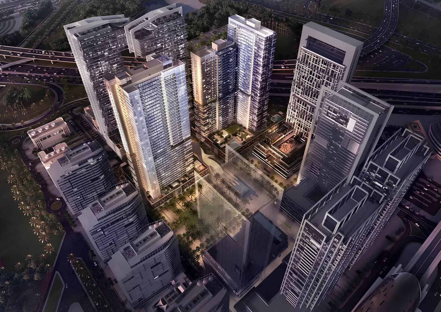 Wasl 1 Park Views Residences Tower B architecture
