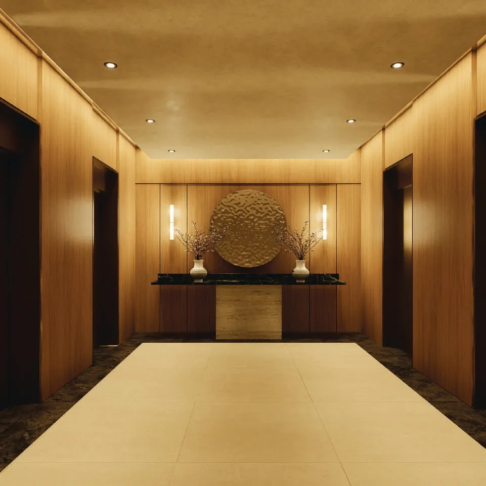 One 678 Residences lobby