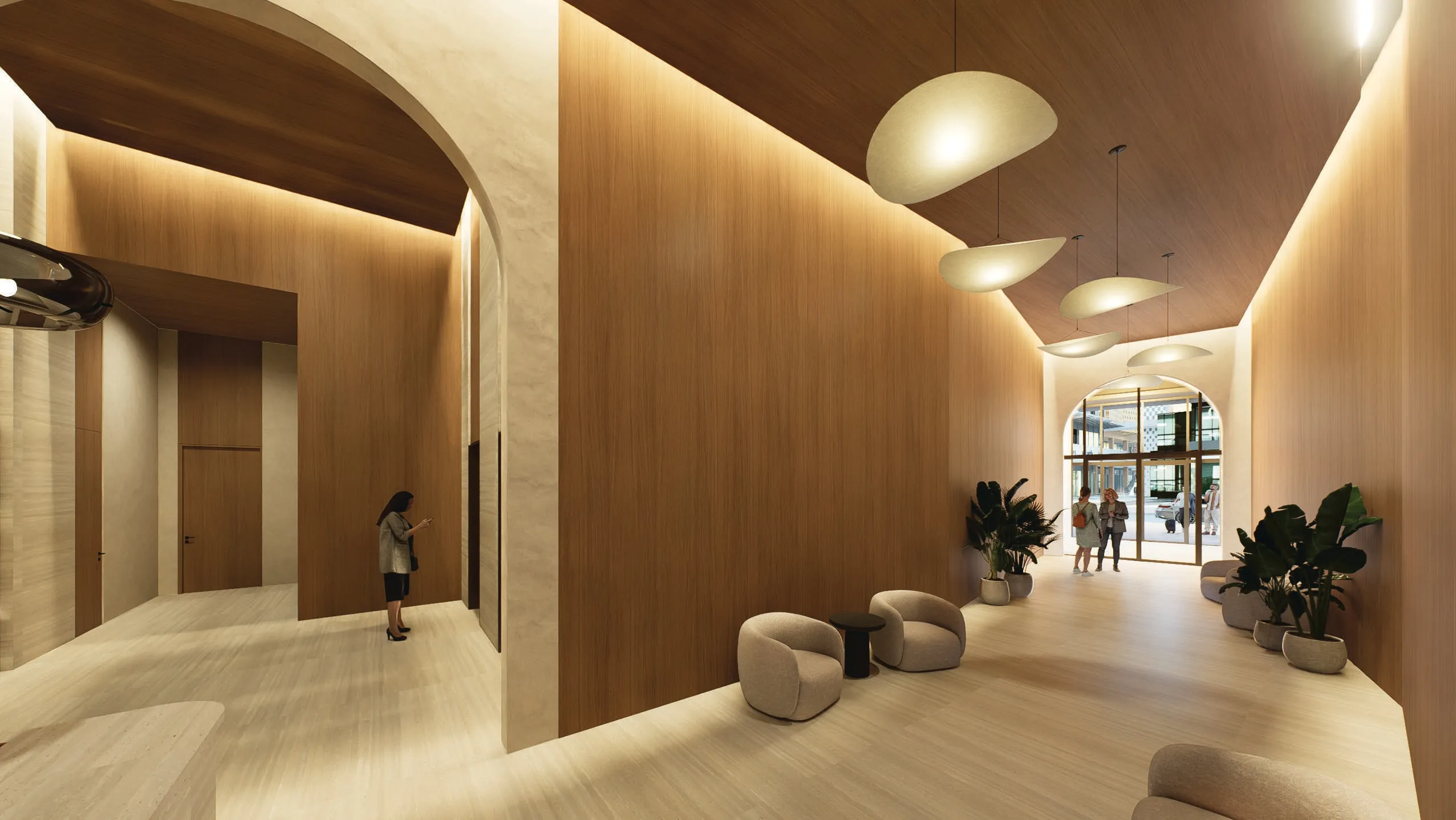One 678 Residences lobby