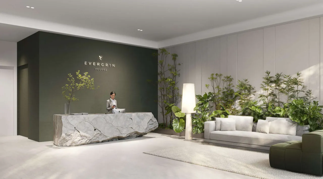 EVERGR1N House 2 lobby