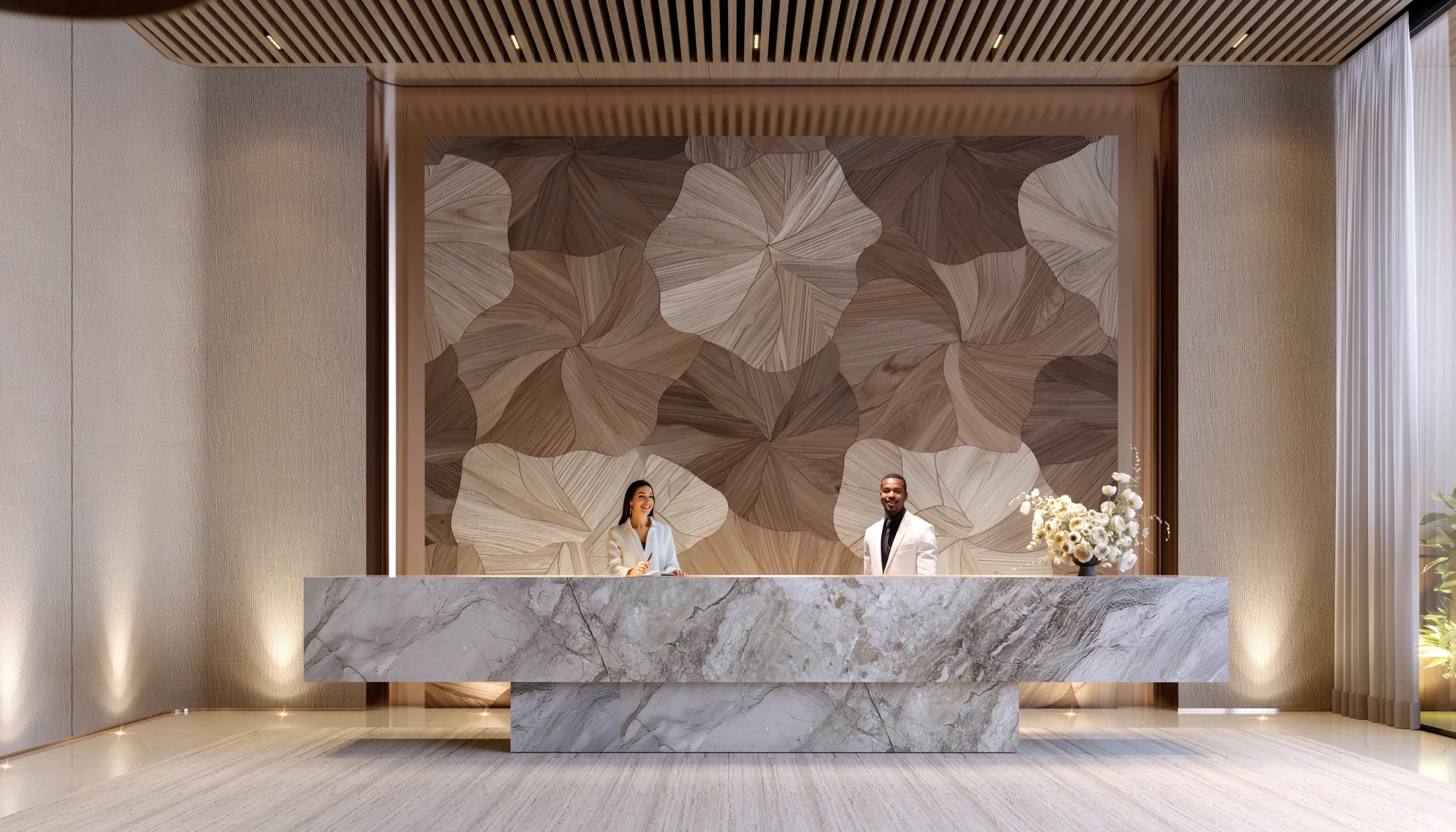 SkyGate Tower lobby