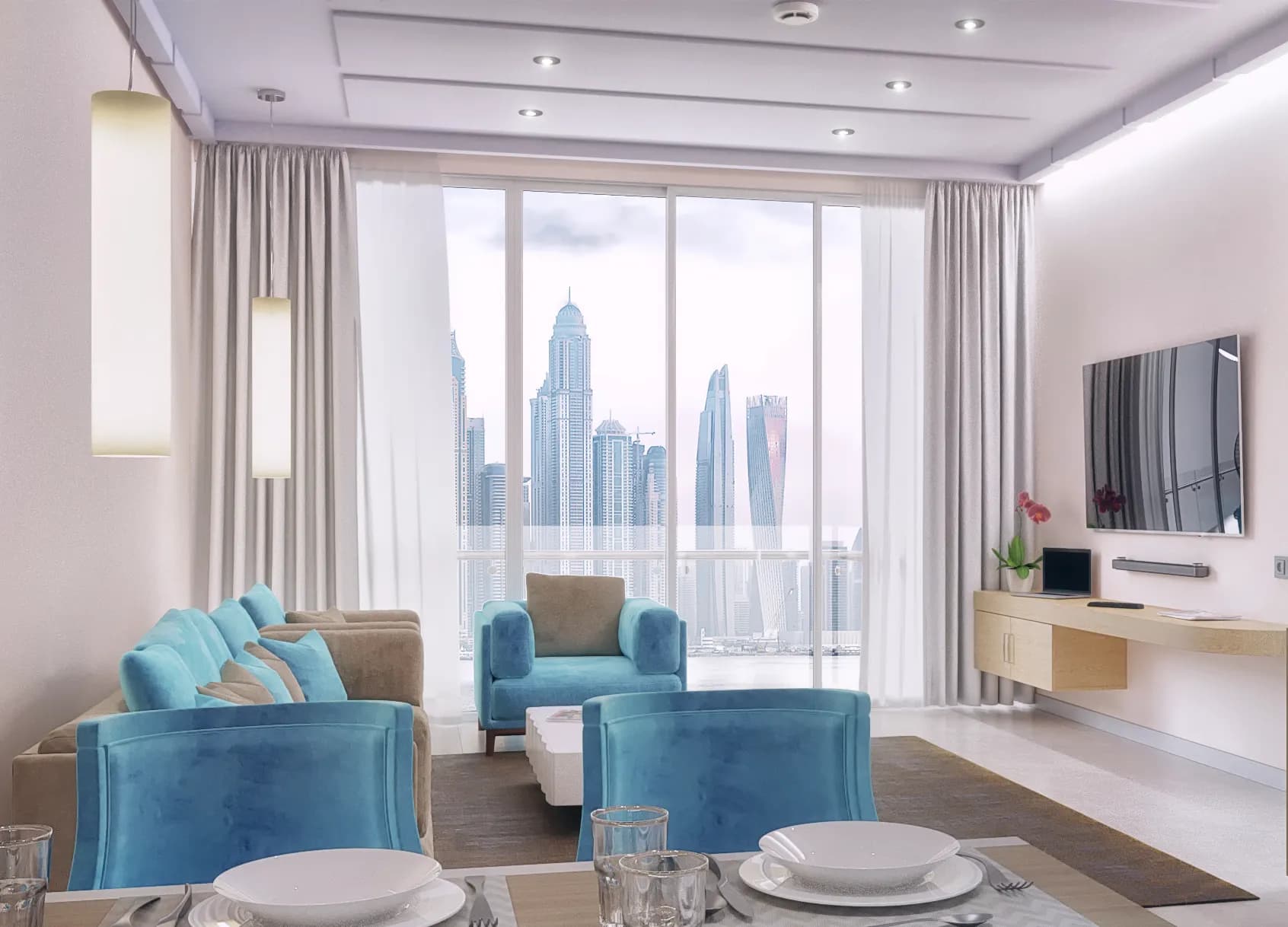Seven Palm interior
