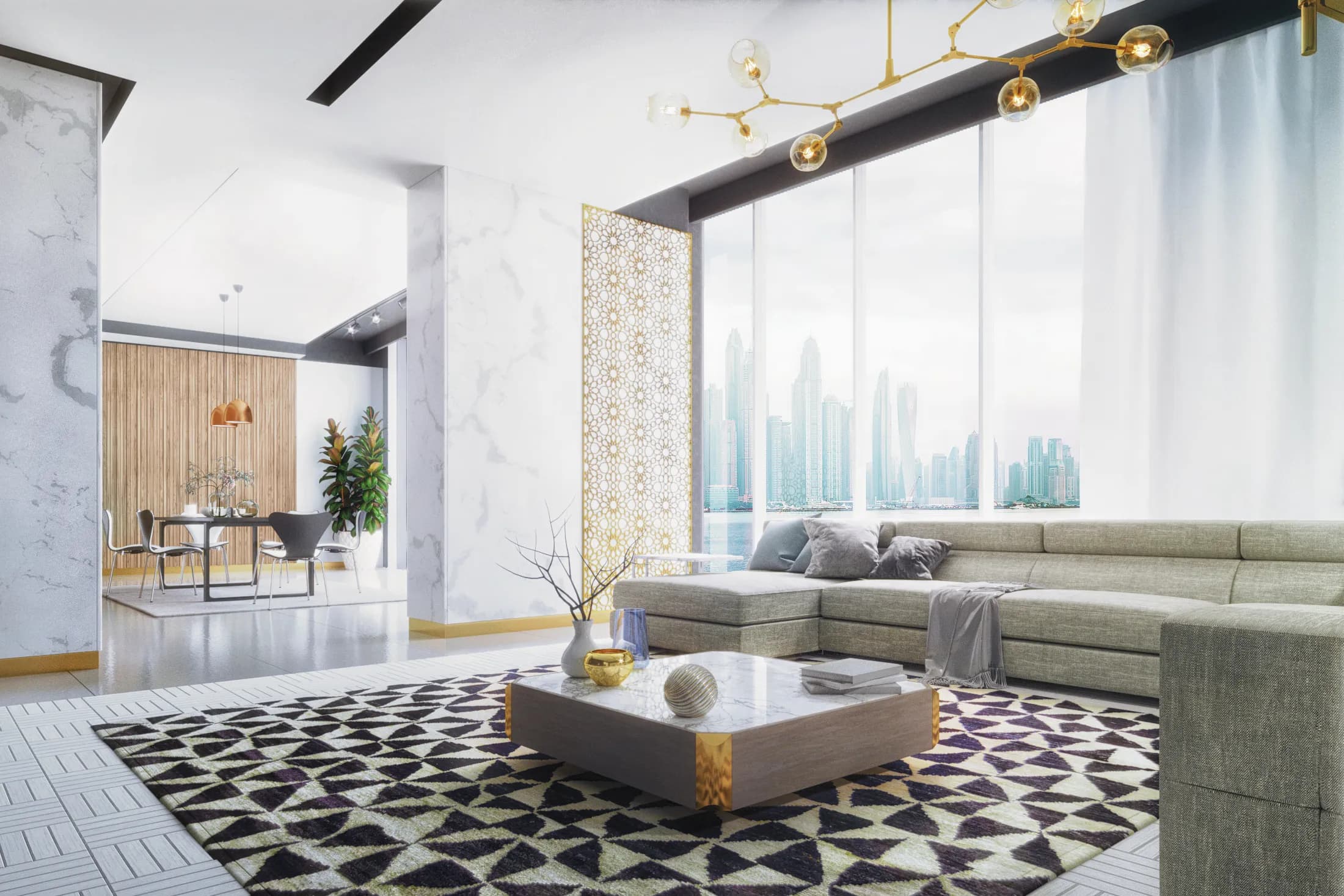 Seven Palm interior