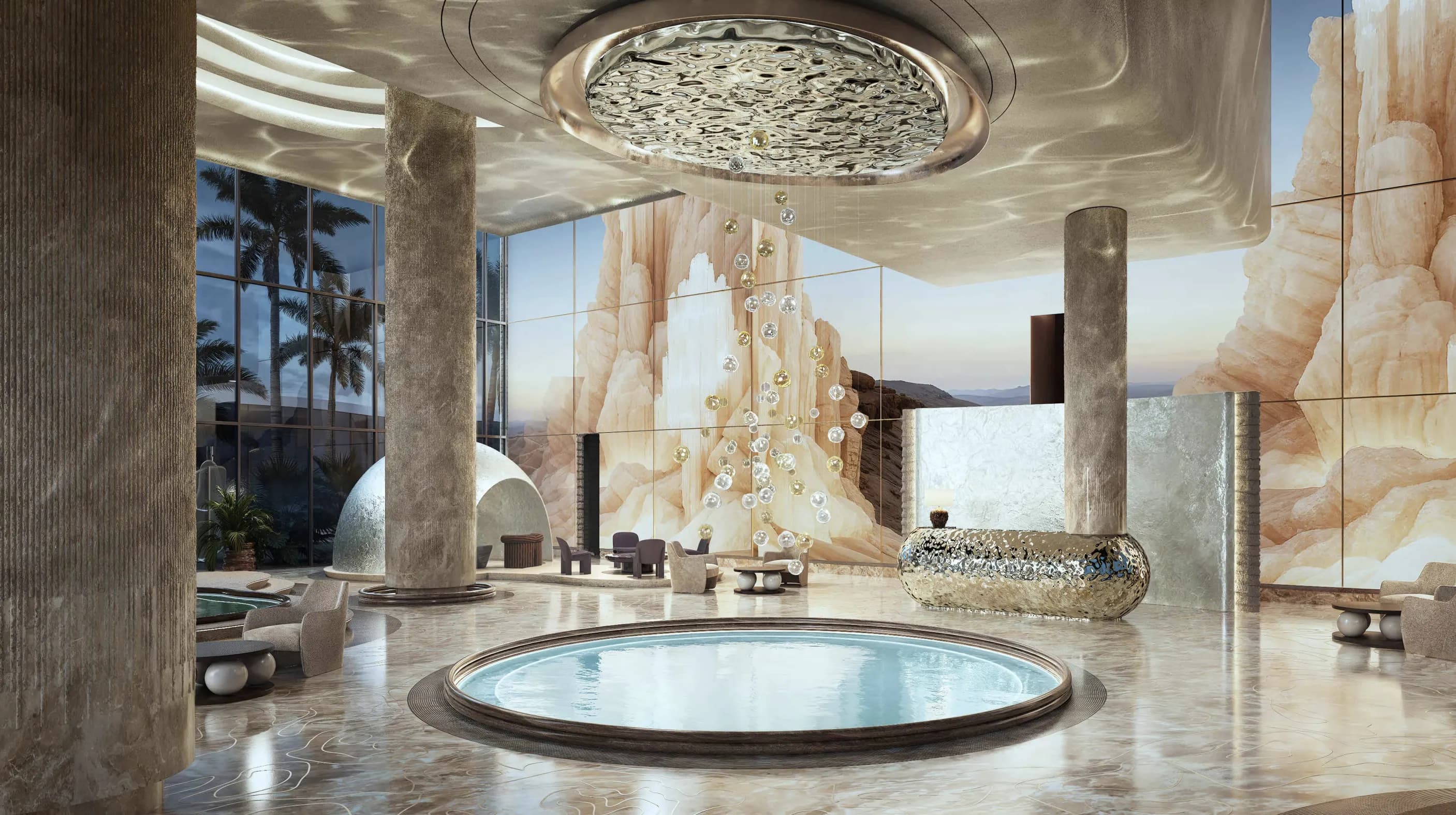 Amra Residences lobby