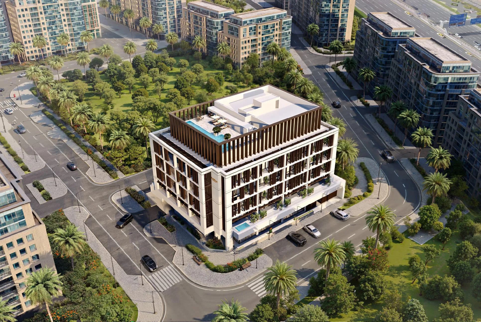 Rabdan Square architecture