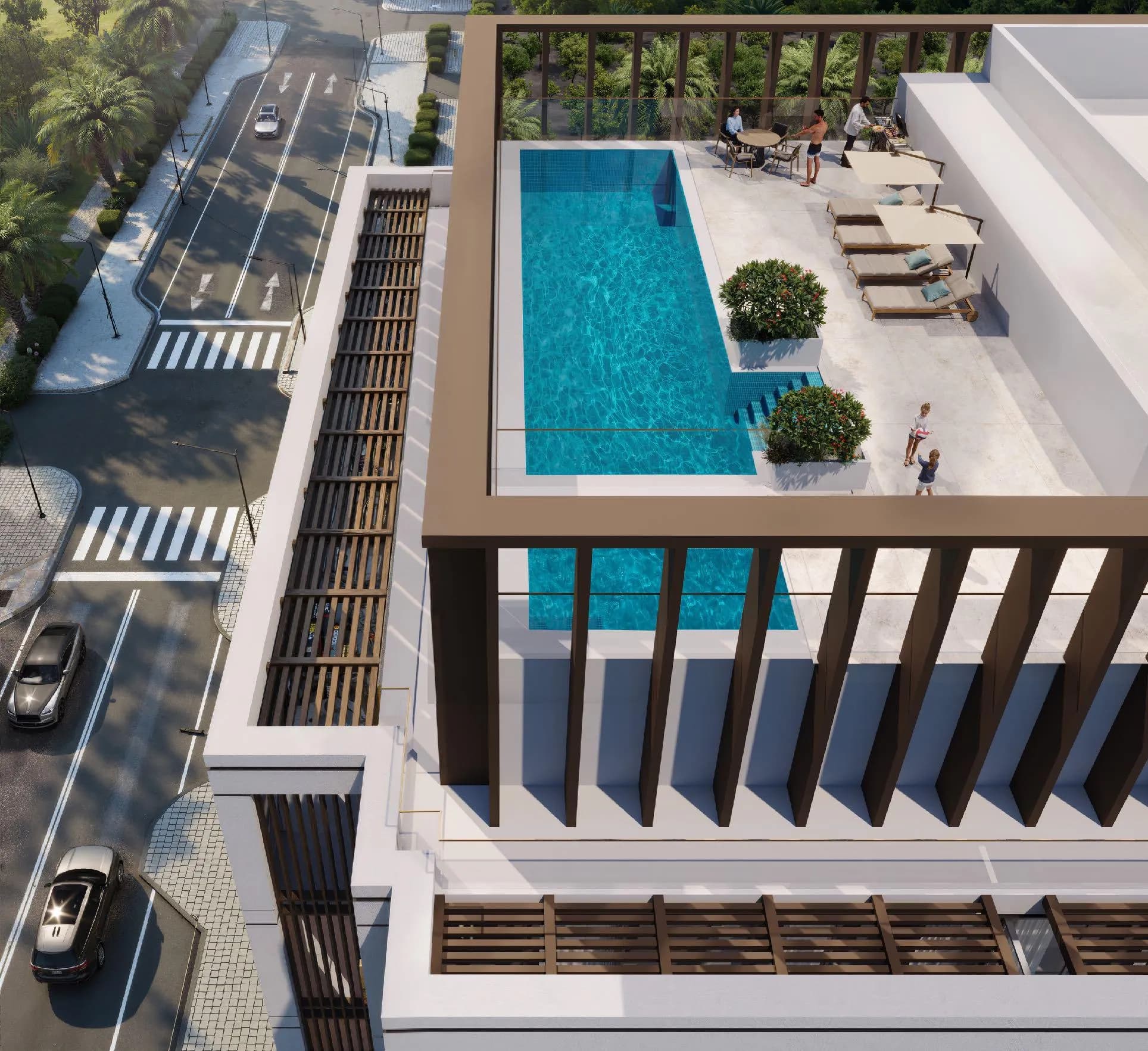 Rabdan Square architecture