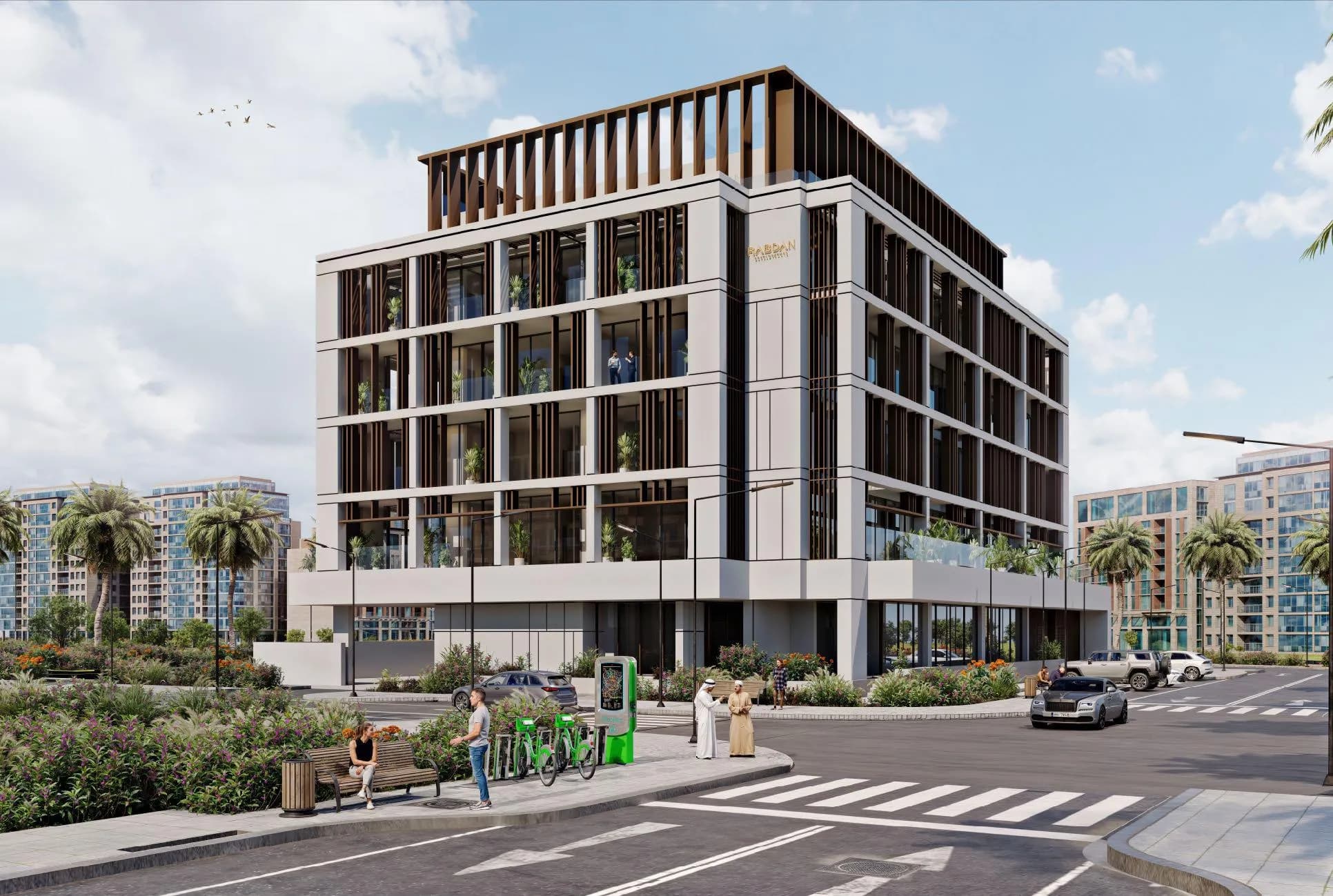 Rabdan Square architecture