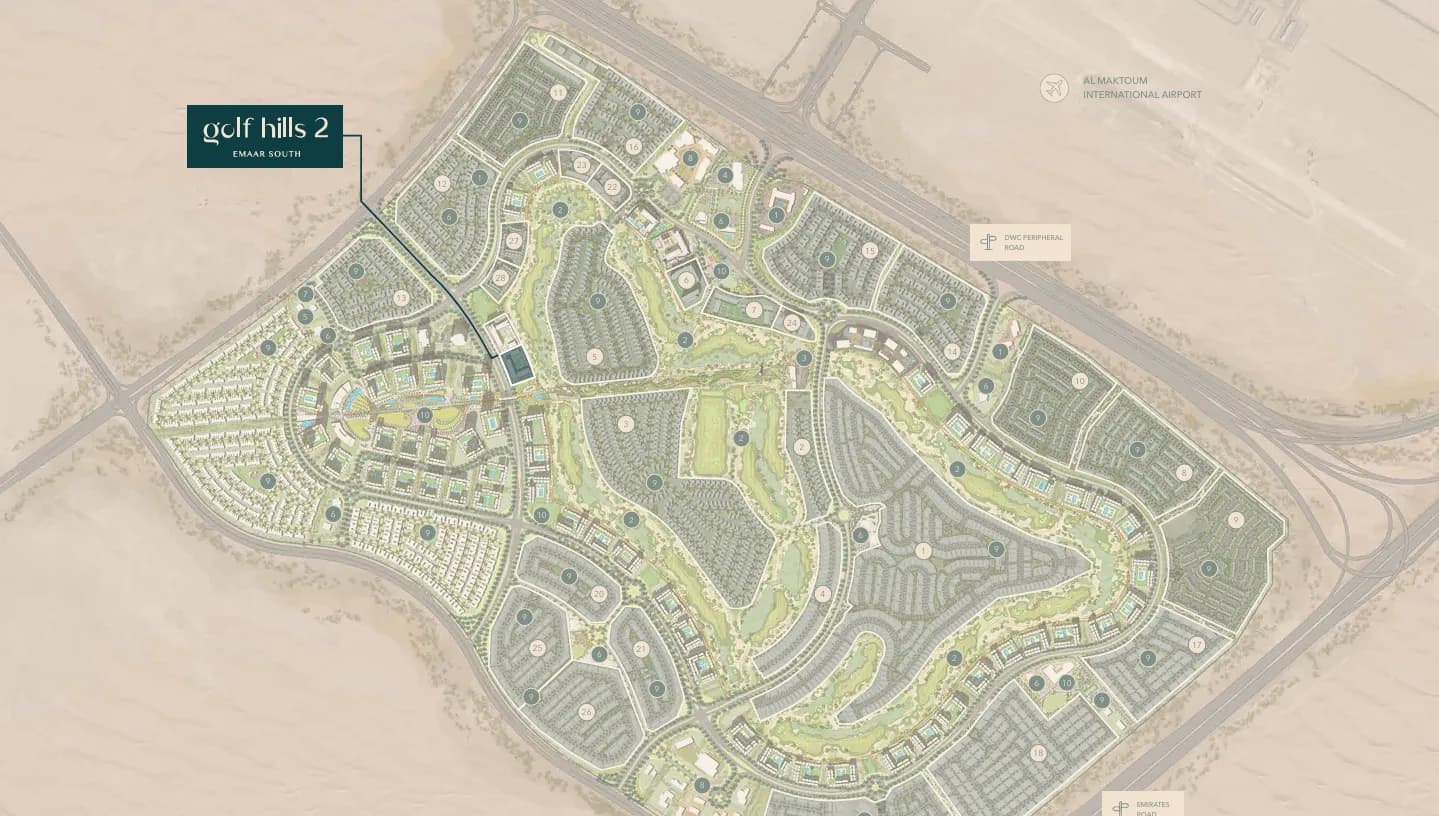 Golf Hills 2 master plan