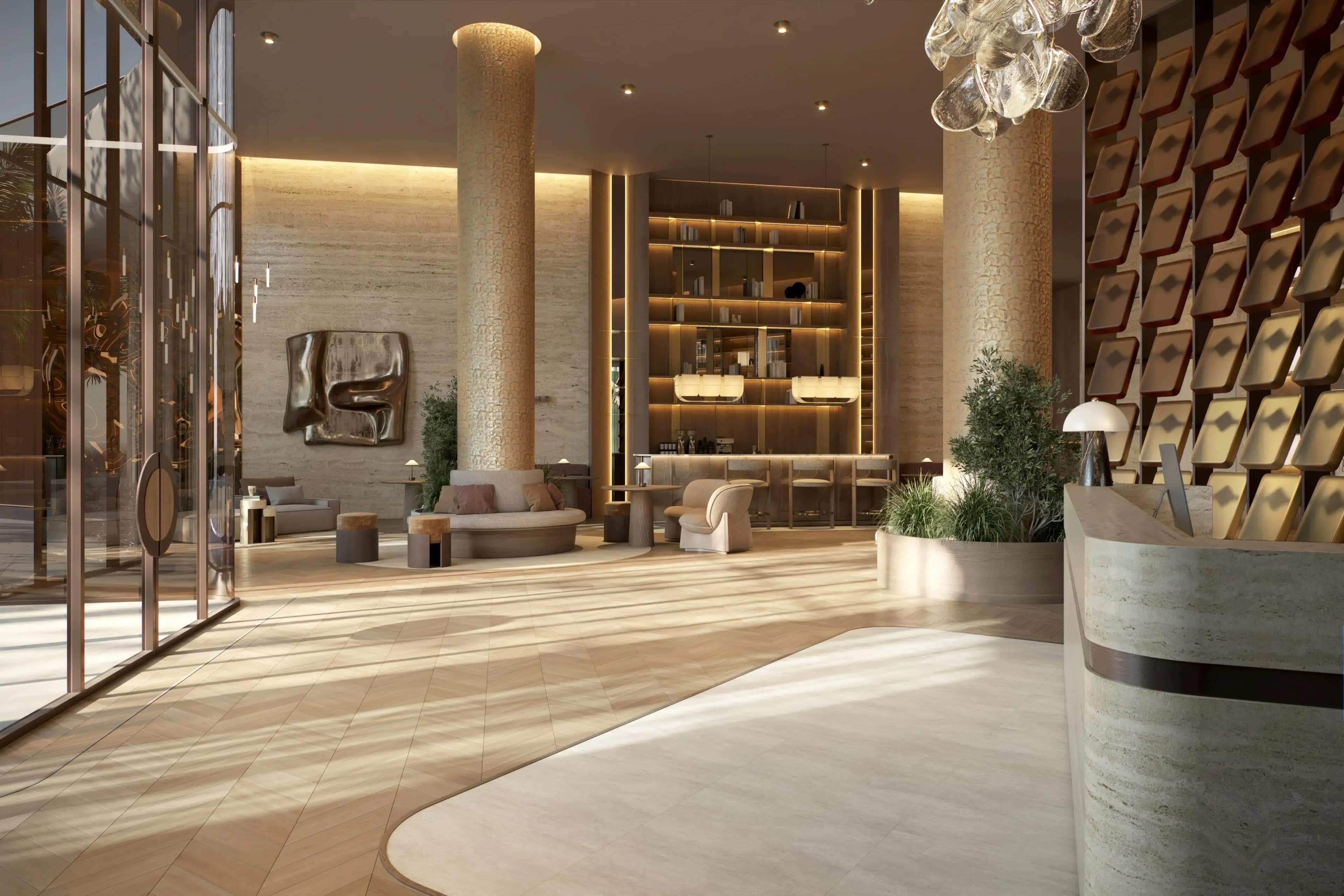 The Row Saadiyat lobby