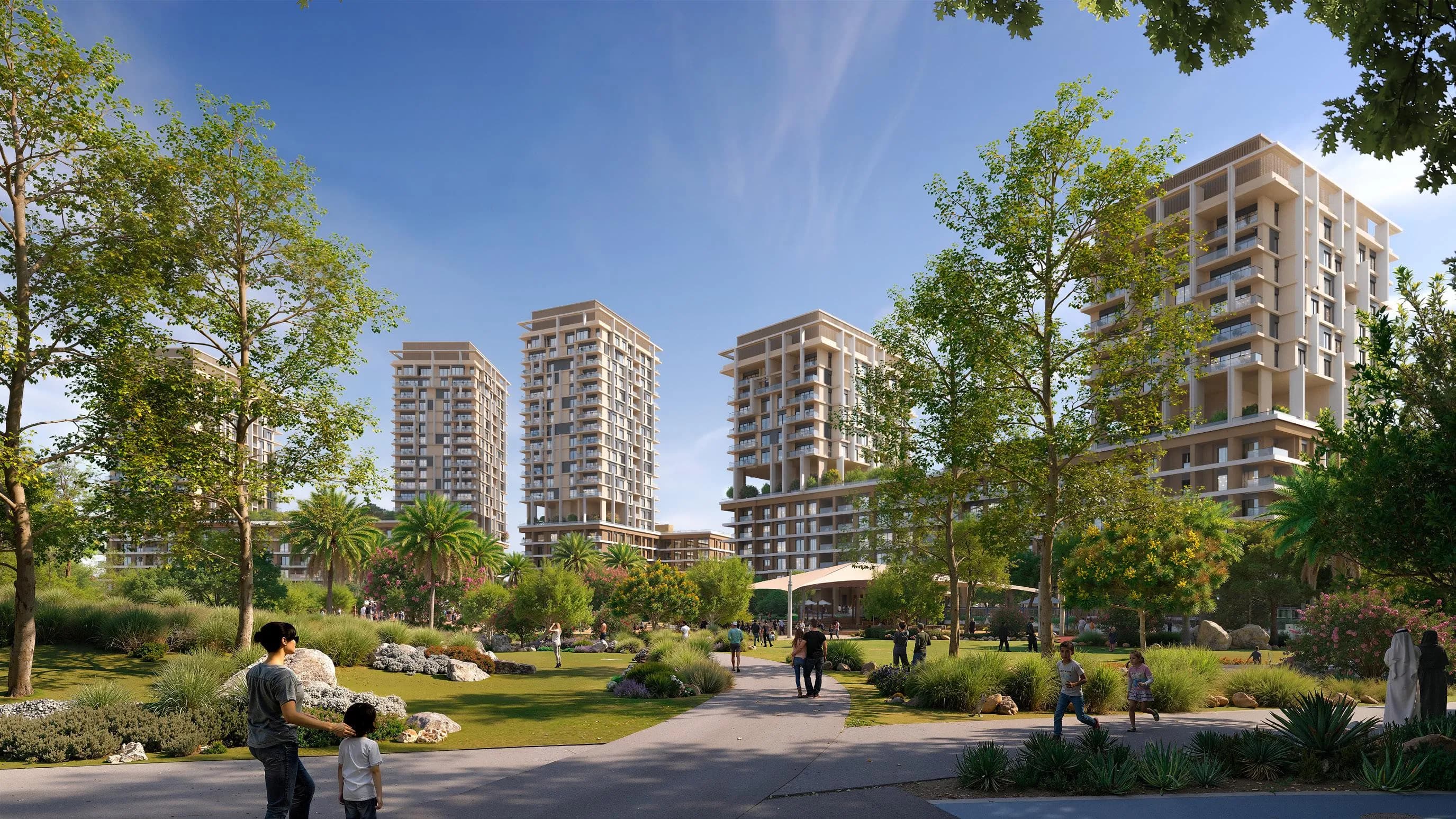 Boulevard Park at Wasl Gate architecture