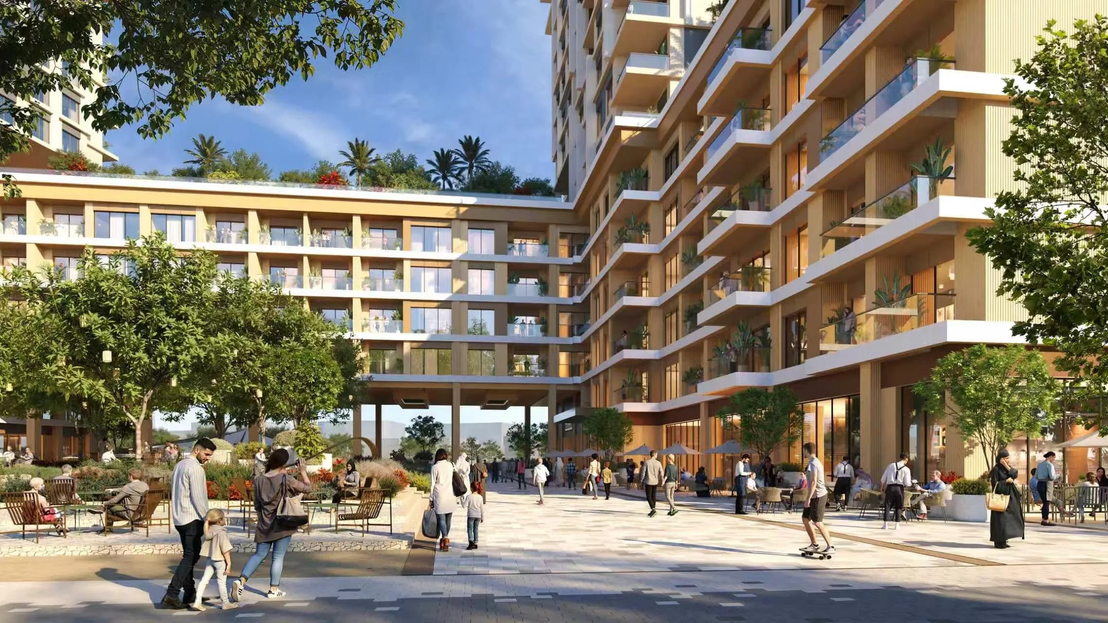 Boulevard Park at Wasl Gate architecture