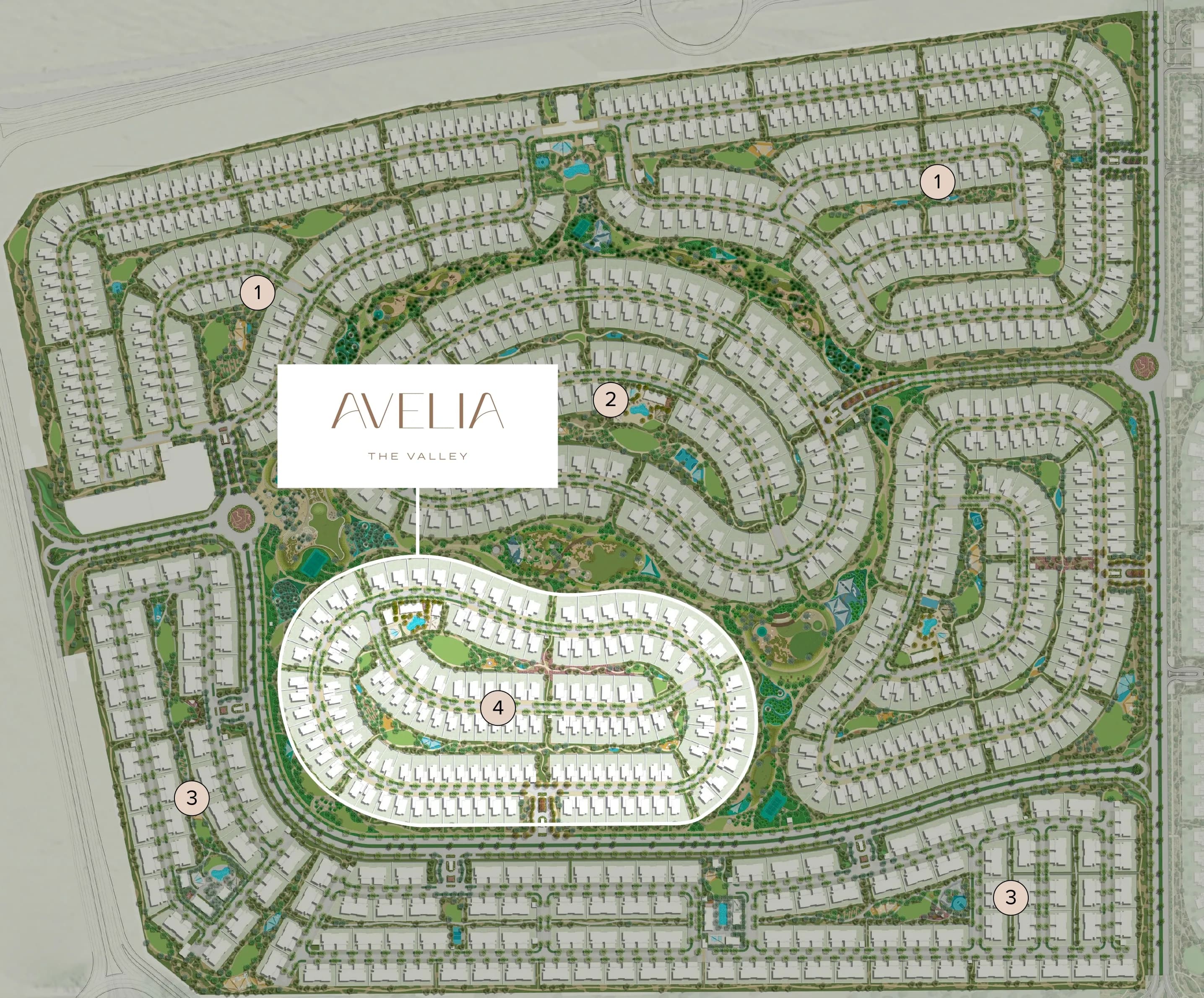 Avelia The Valley master plan