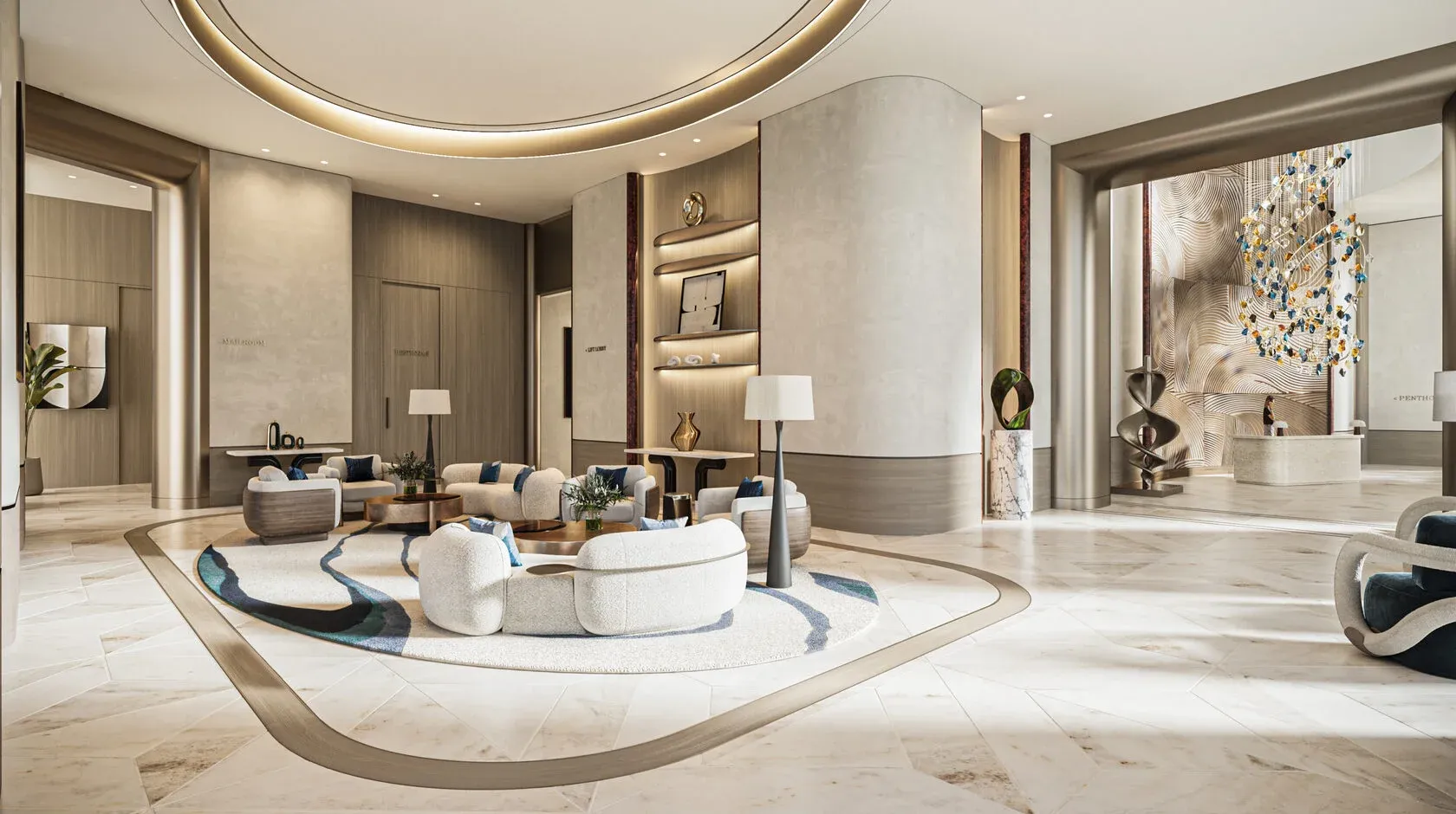 St. Regis The Residences lobby