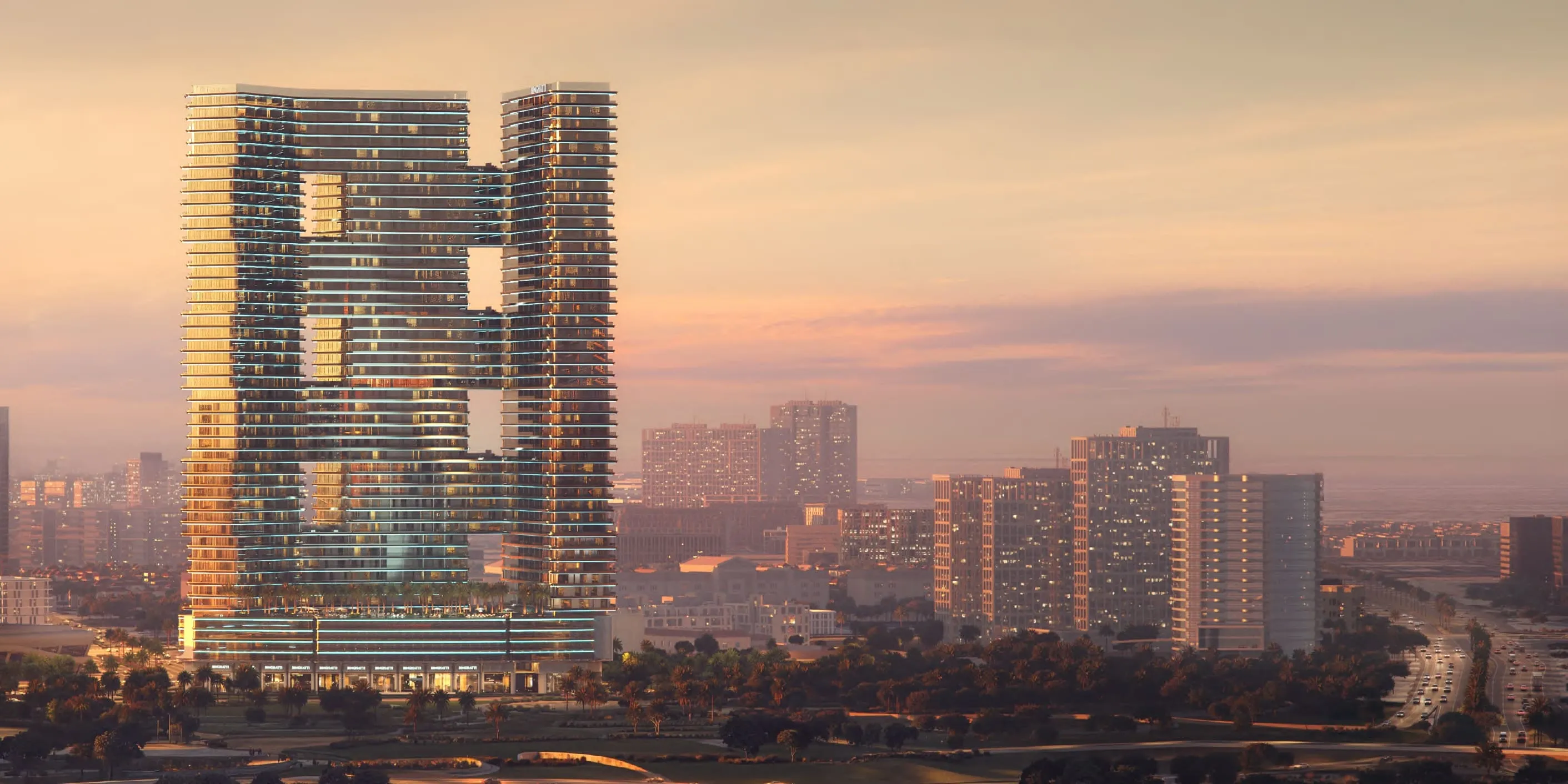 Binghatti Sky Terraces architecture