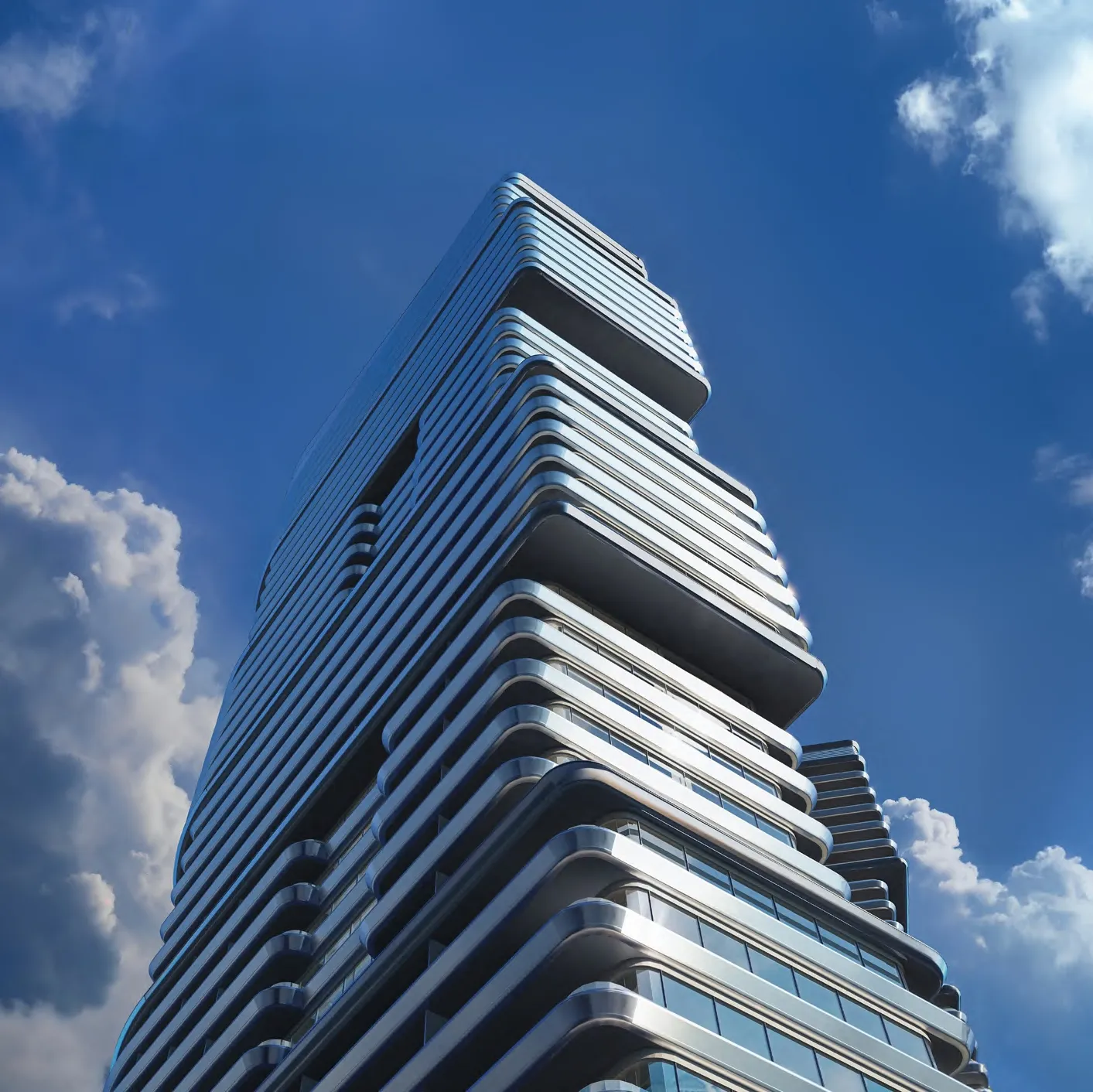 Binghatti Sky Terraces architecture