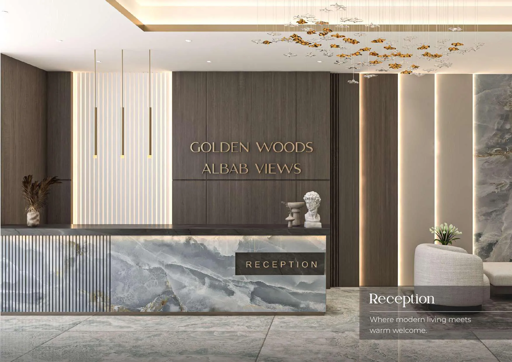 Golden Woods Albab Views lobby