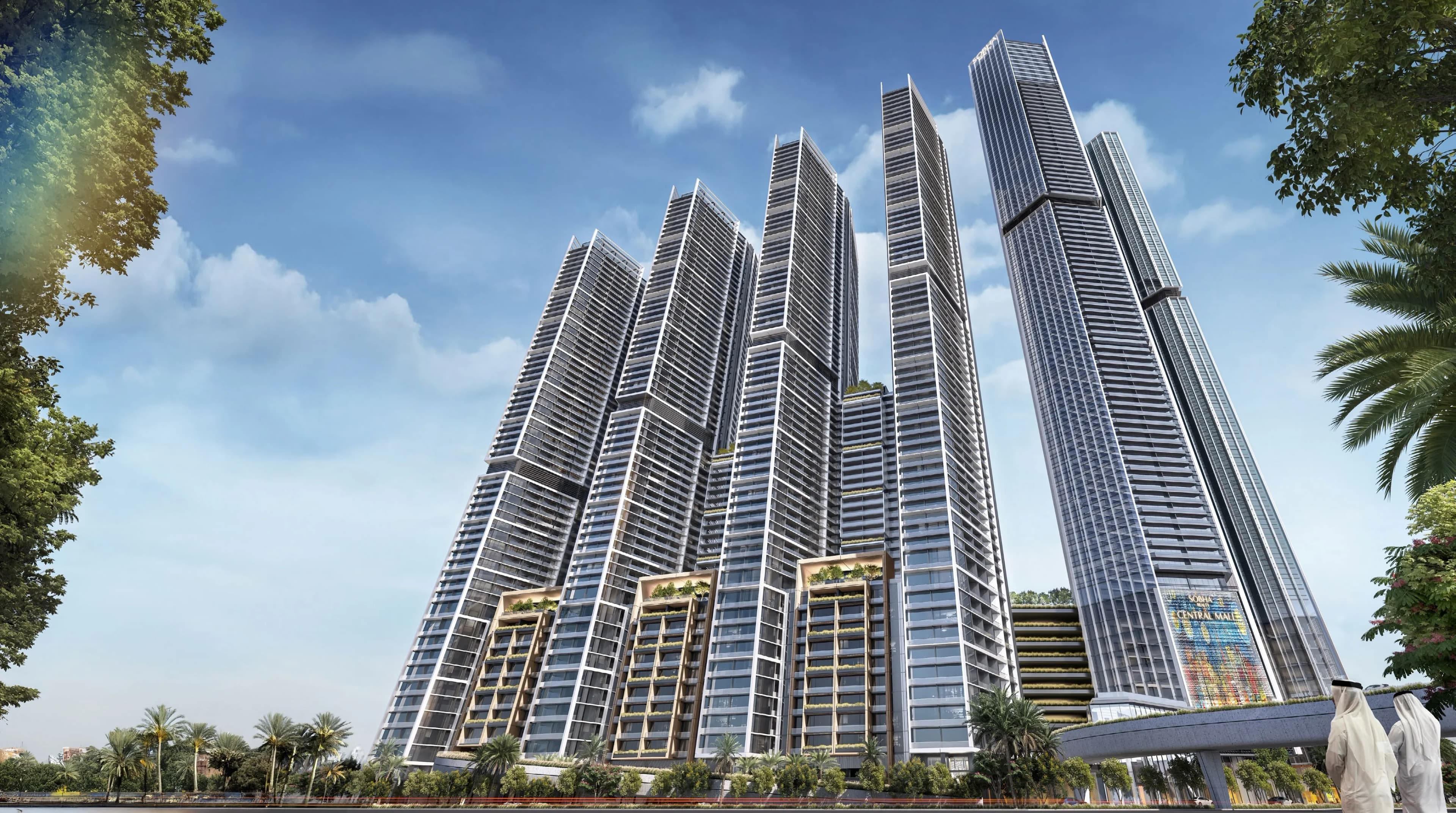 The Pinnacle at Sobha Central architecture