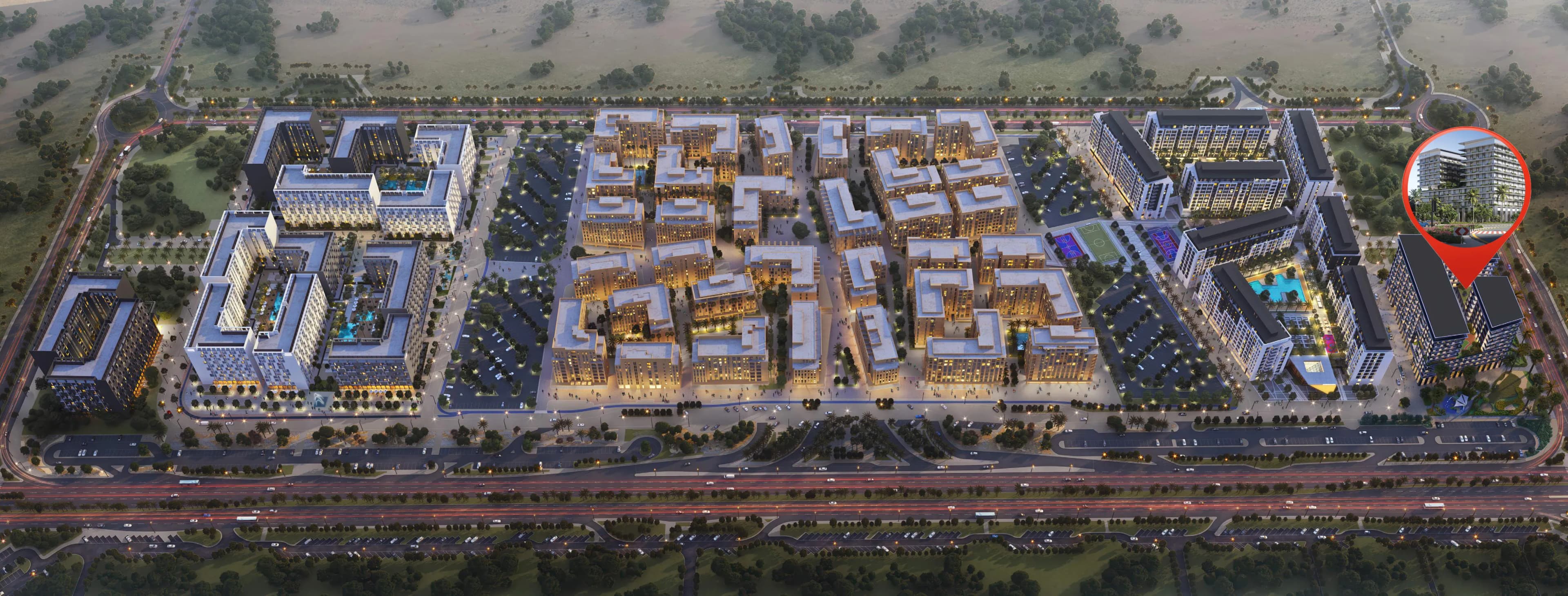 Palace Residences Al Mamsha master plan