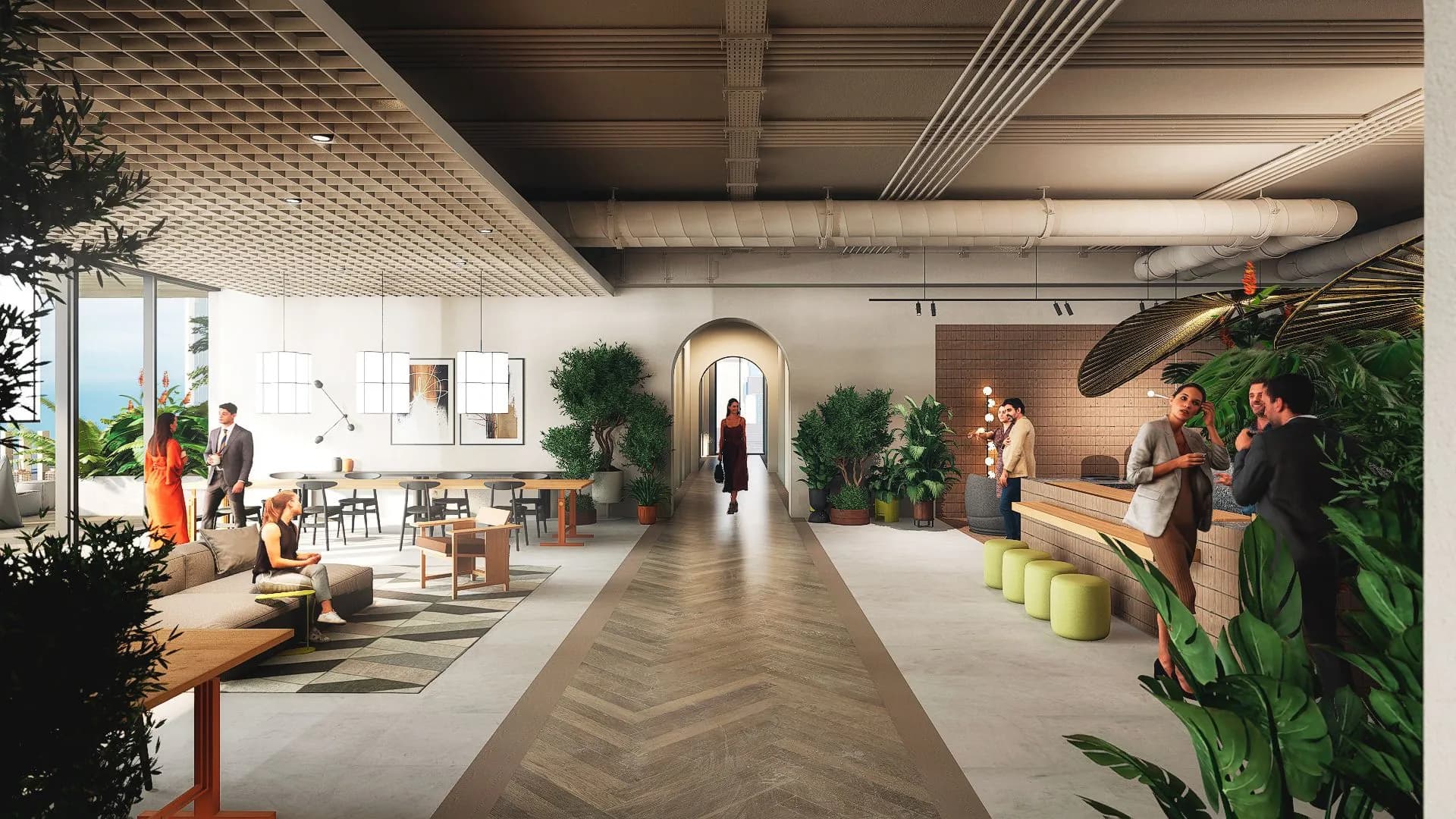 UPSIDE Living lobby