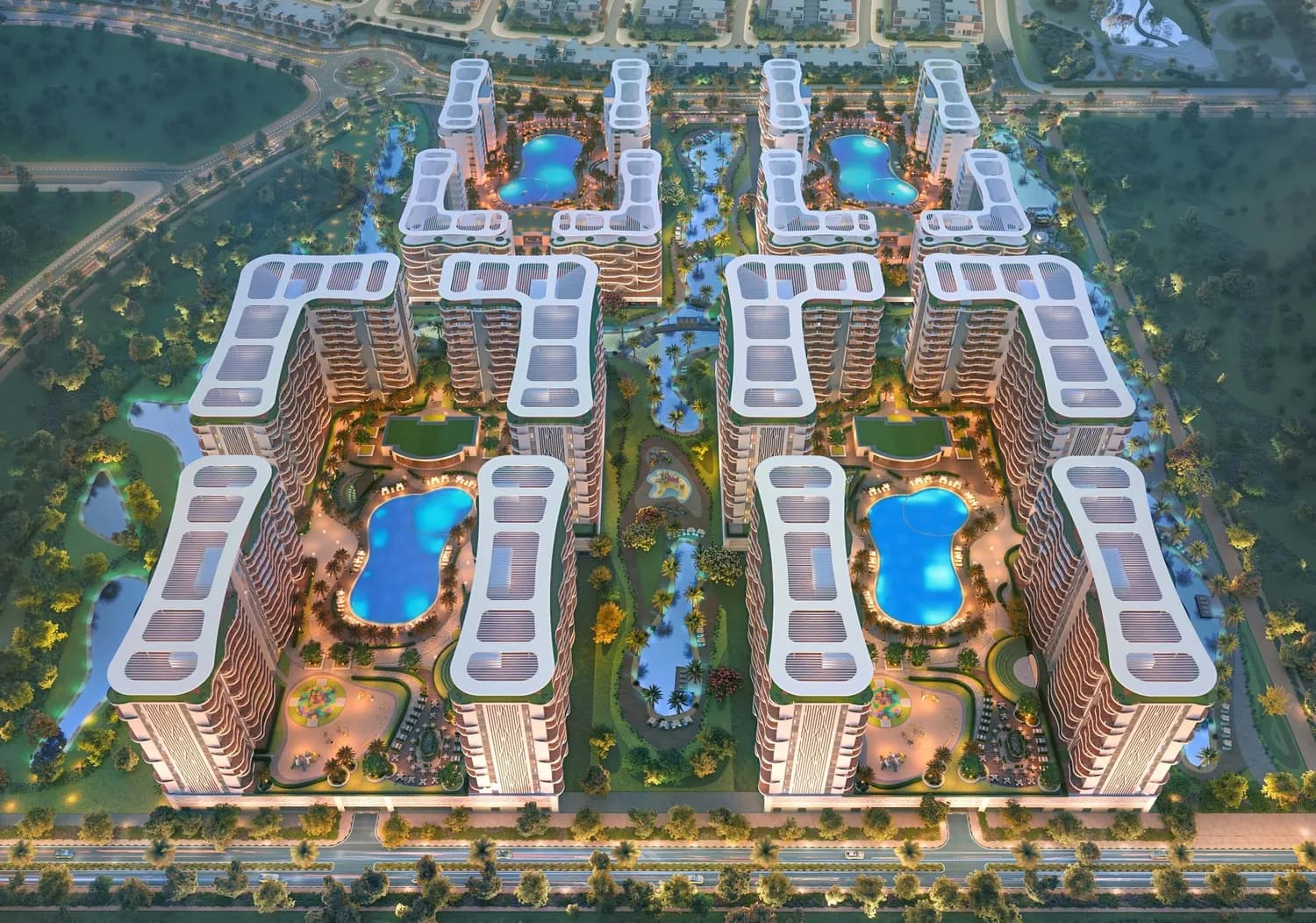 Damac Lagoons Views Phase 3 architecture