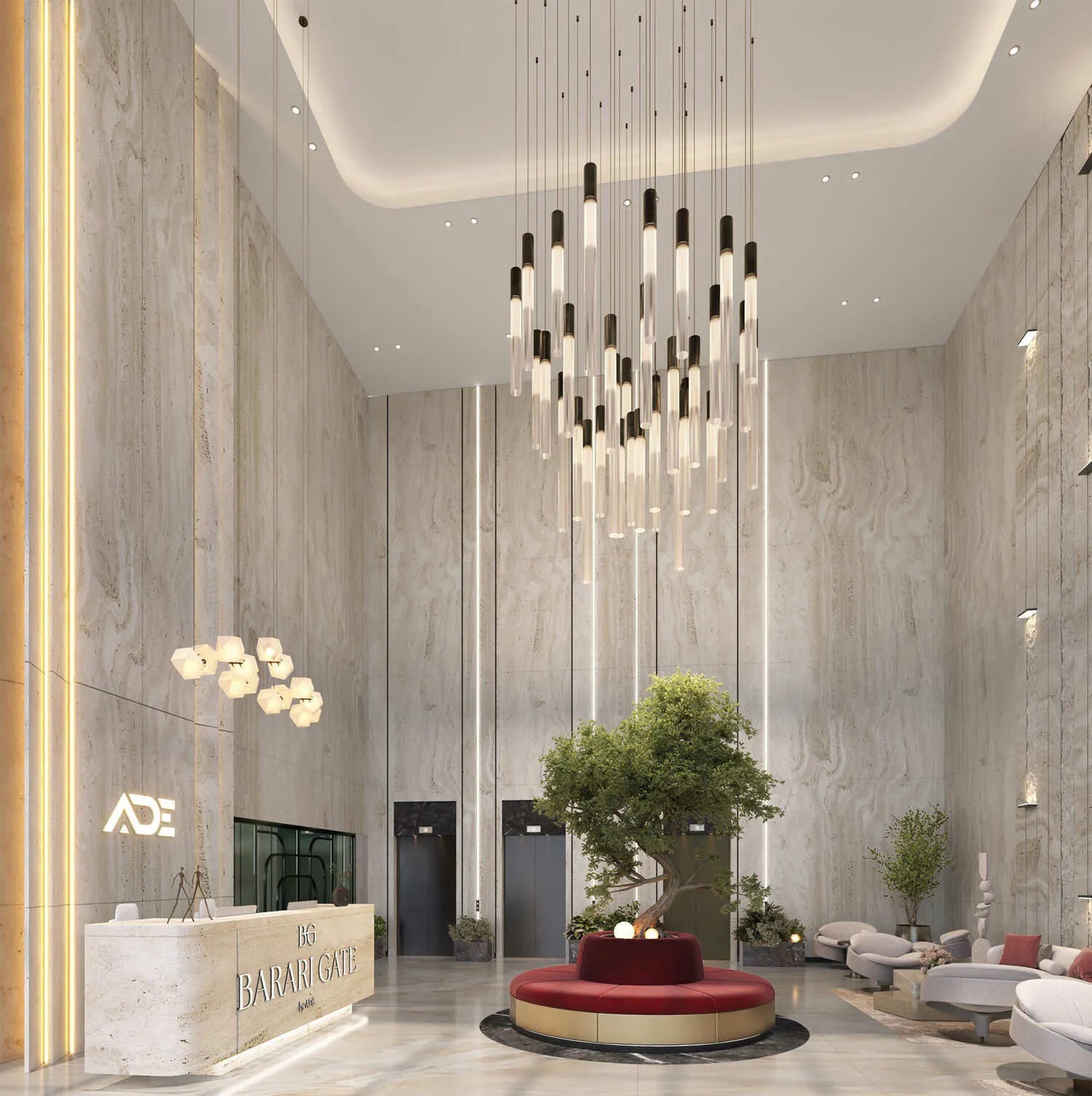 Barari Gate by ADE lobby