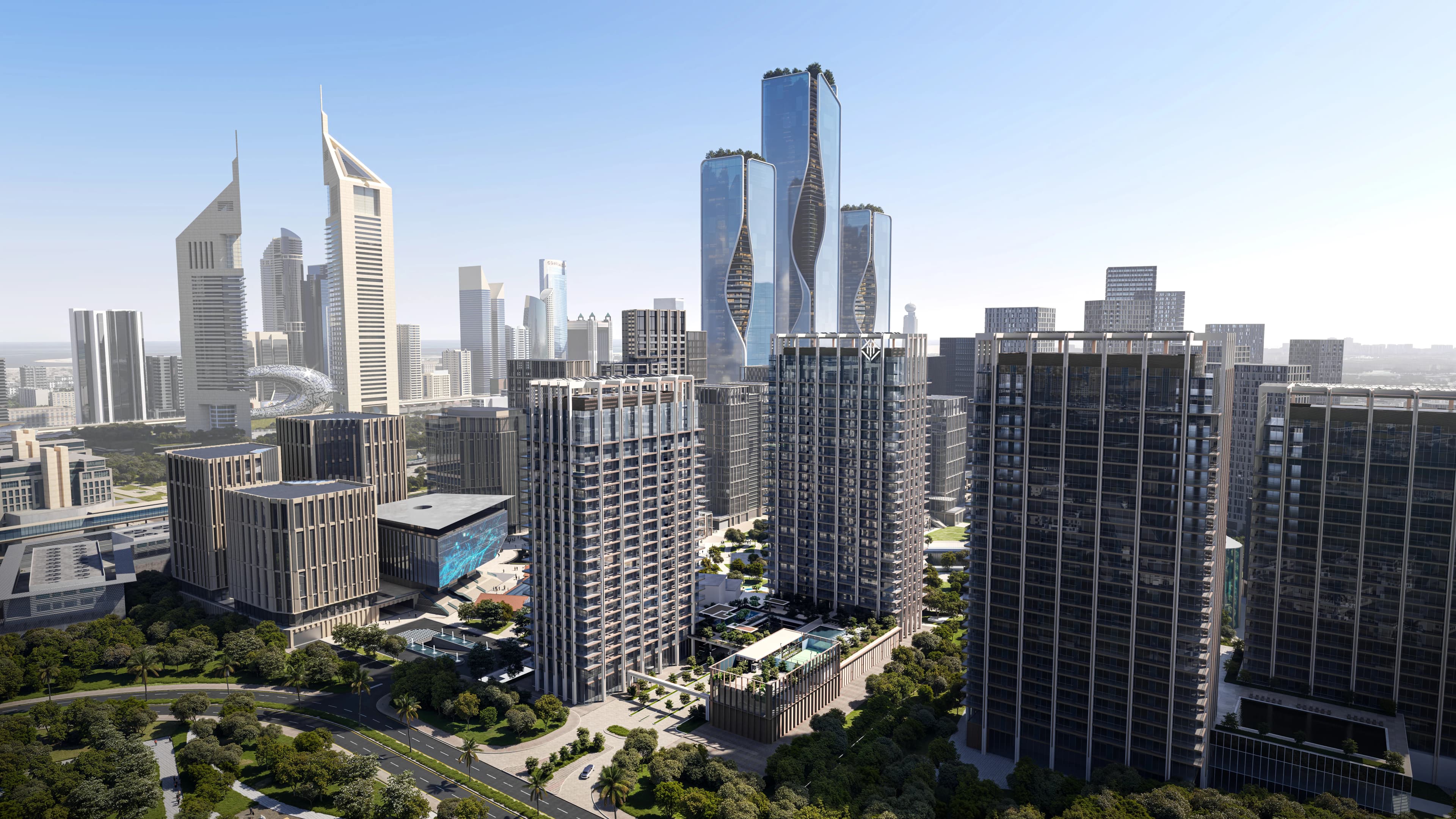 The Residences DIFC Zabeel District architecture