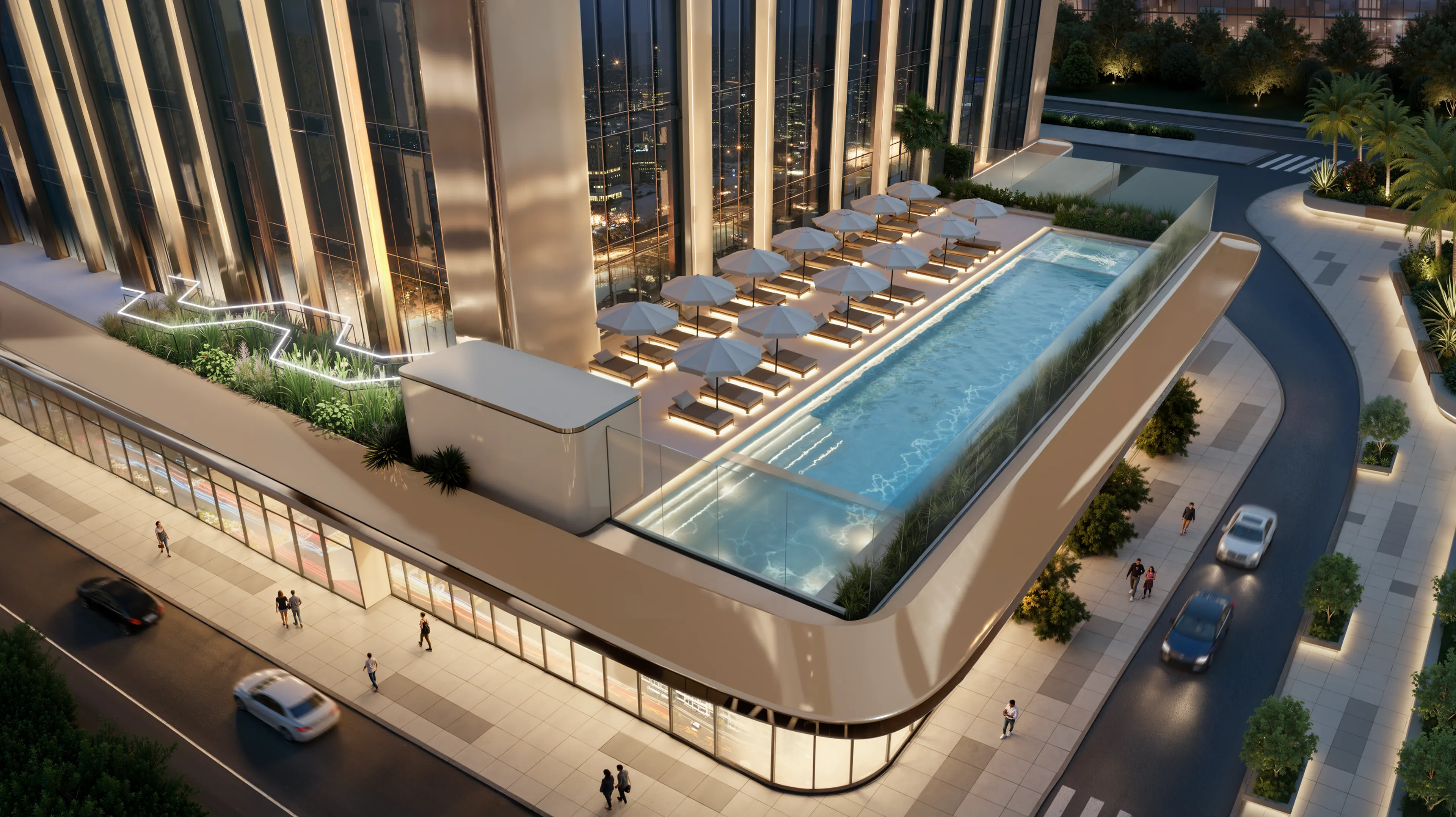 Hilton Residences Dubai JLT architecture