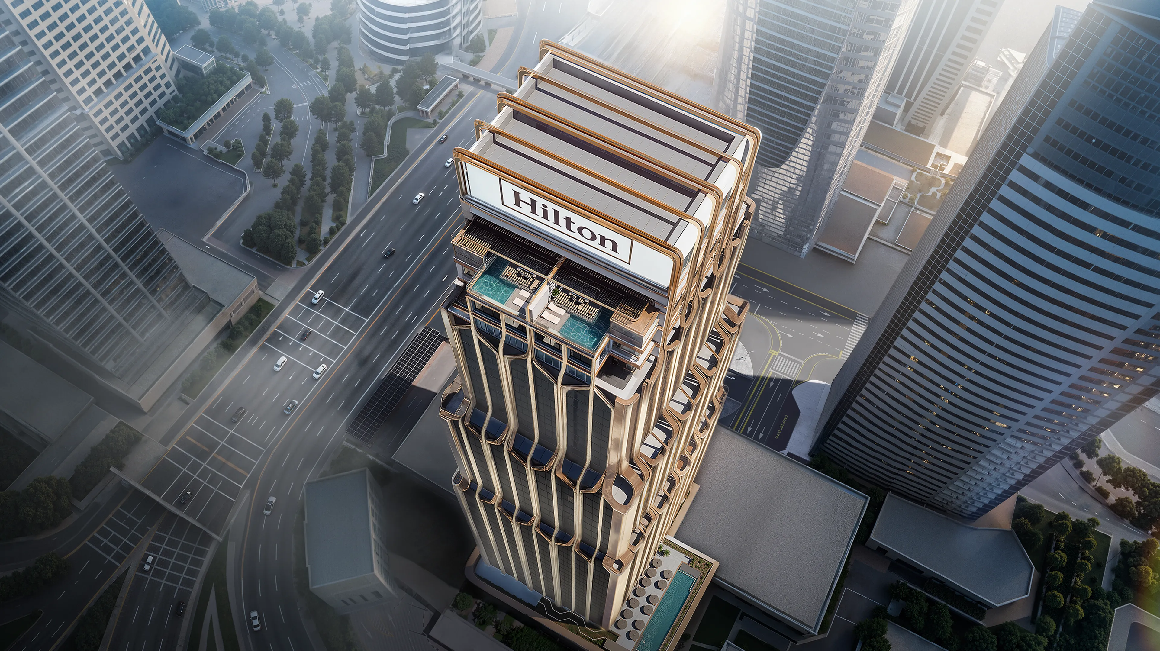 Hilton Residences Dubai JLT architecture