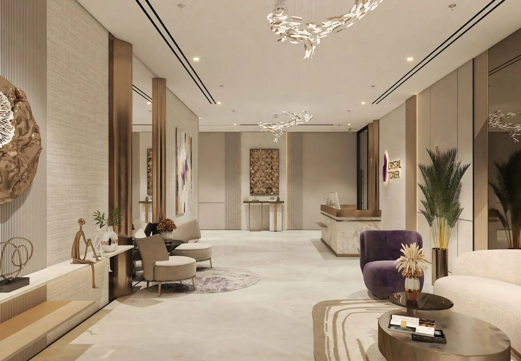 Crystal Tower by VHS lobby